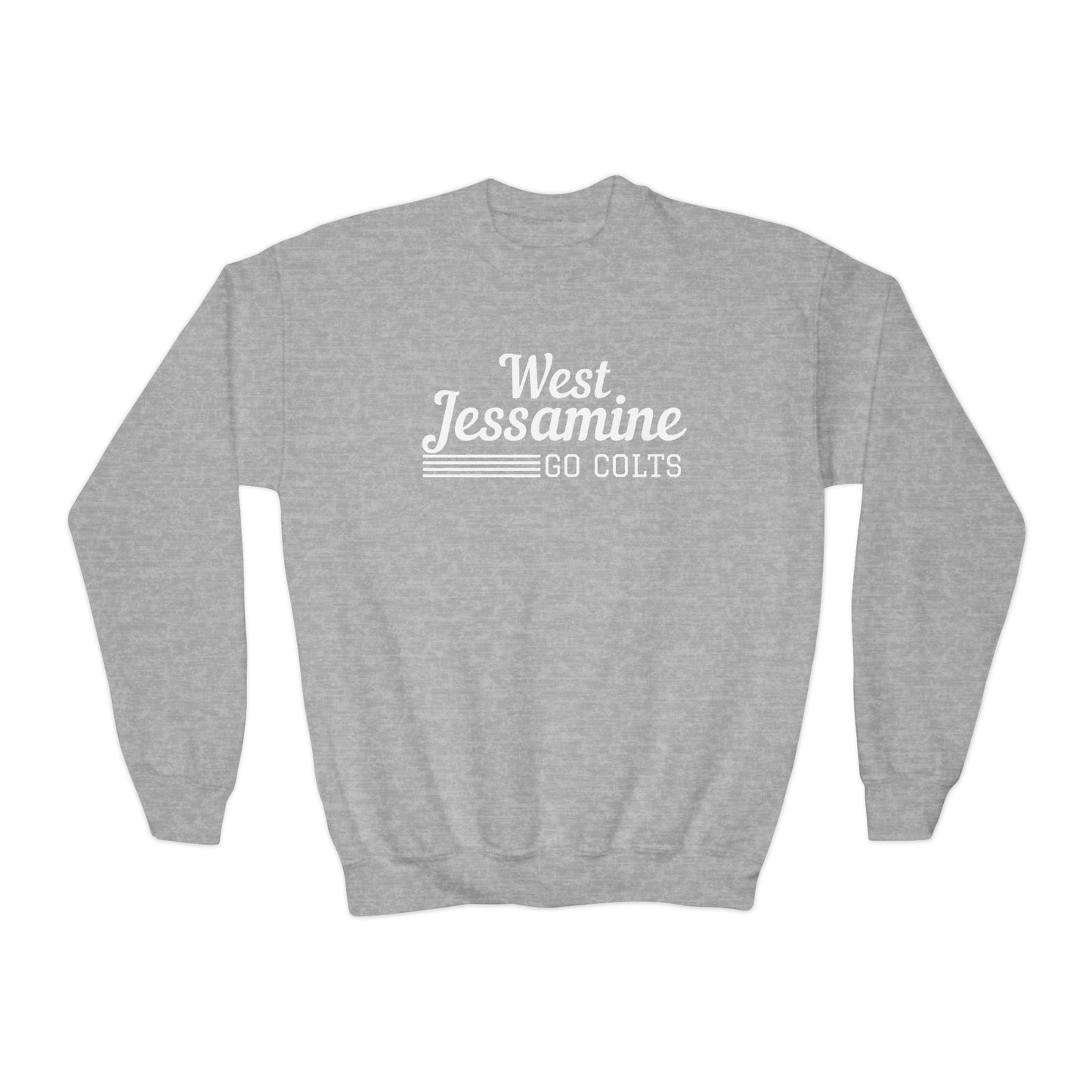 Youth Crewneck Sweatshirt - West Jessamine Colts - Unisex