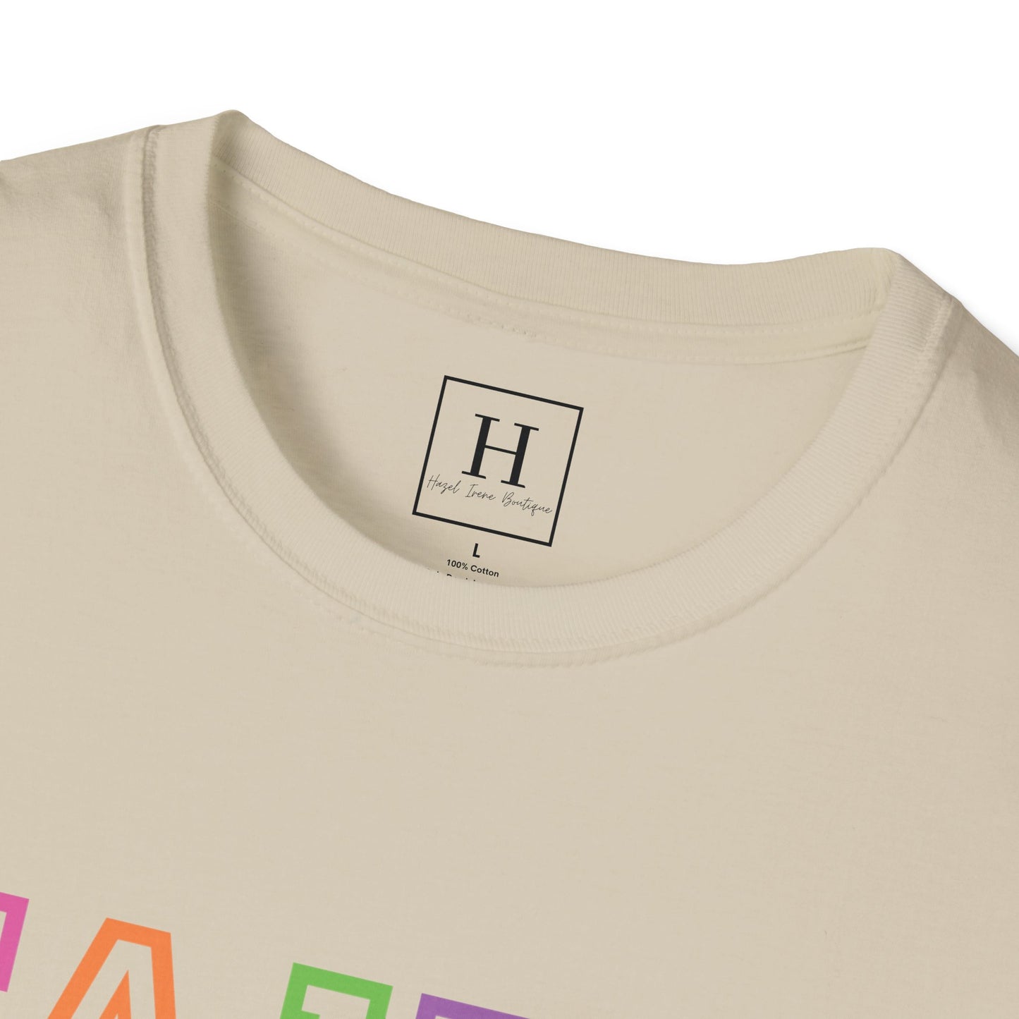 Bright Rainbow Color Faith Christian T-shirt