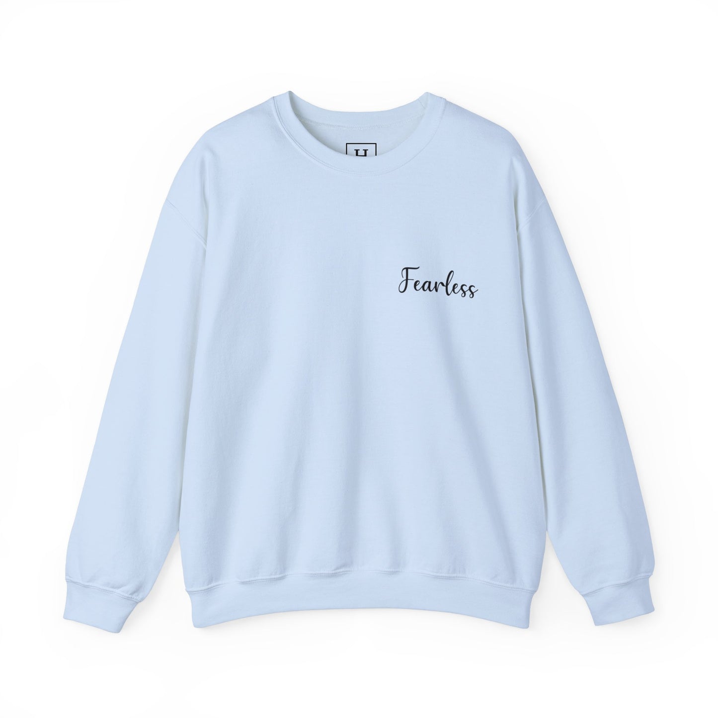 Fearless, Faith In Jesus Christian Sweater (Front and Back)
