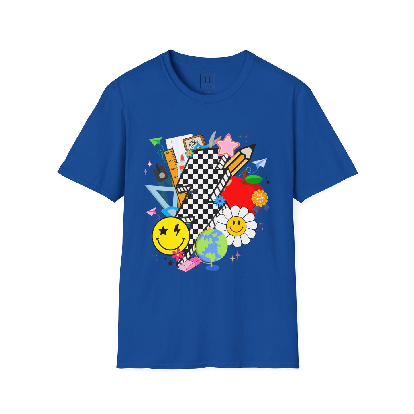Retro Teacher T-Shirt (Front Only)