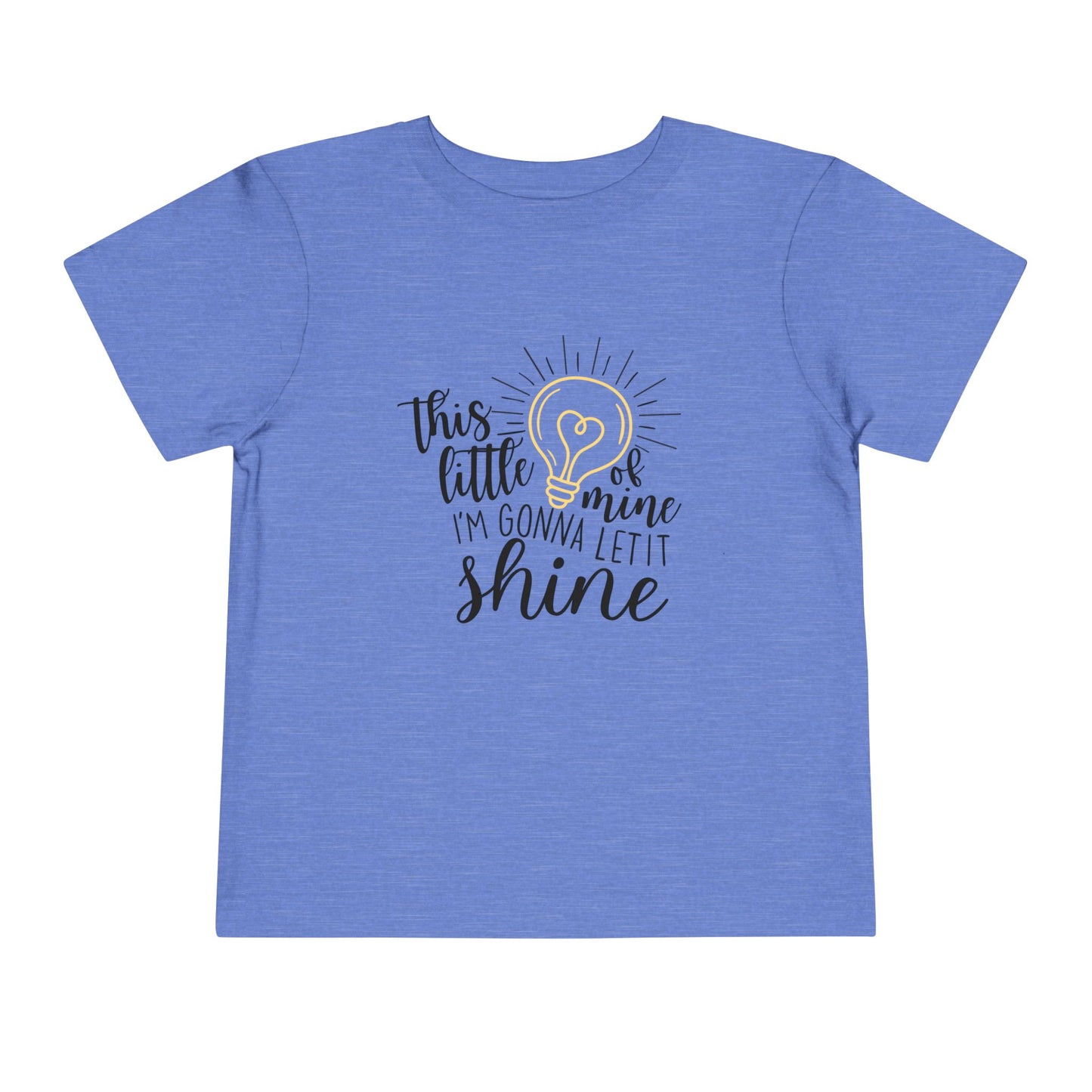Toddler This Little Light Of Mine Christian Heavy Cotton Tee