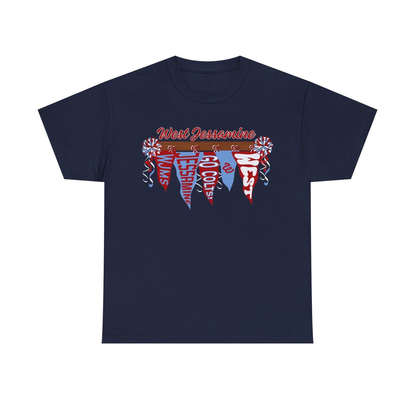 West Jessamine Pennant Flag Colts Cheer Pom - Unisex Shirt