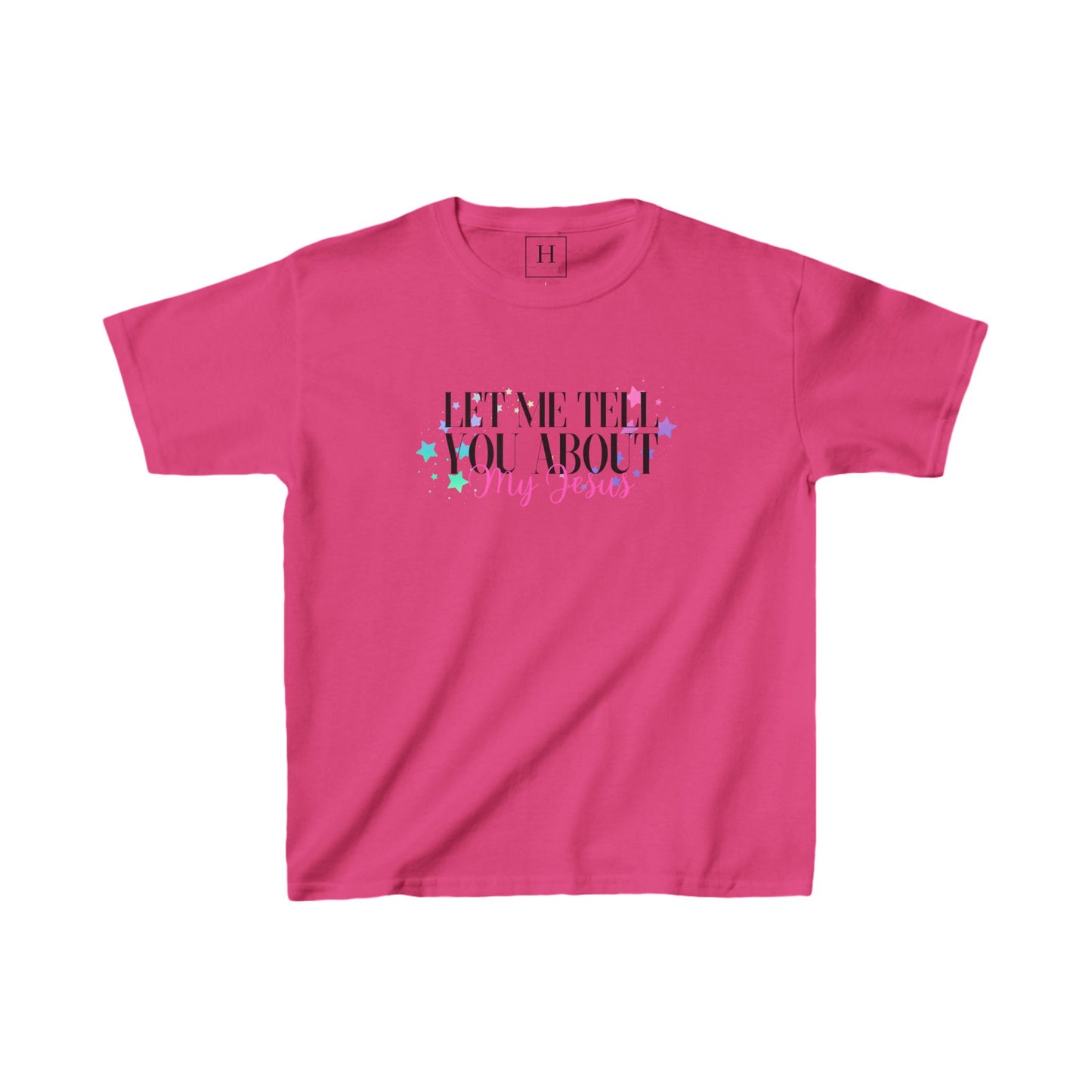 Youth - Let Me Tell You About My Jesus Christian Heavy Cotton Tee