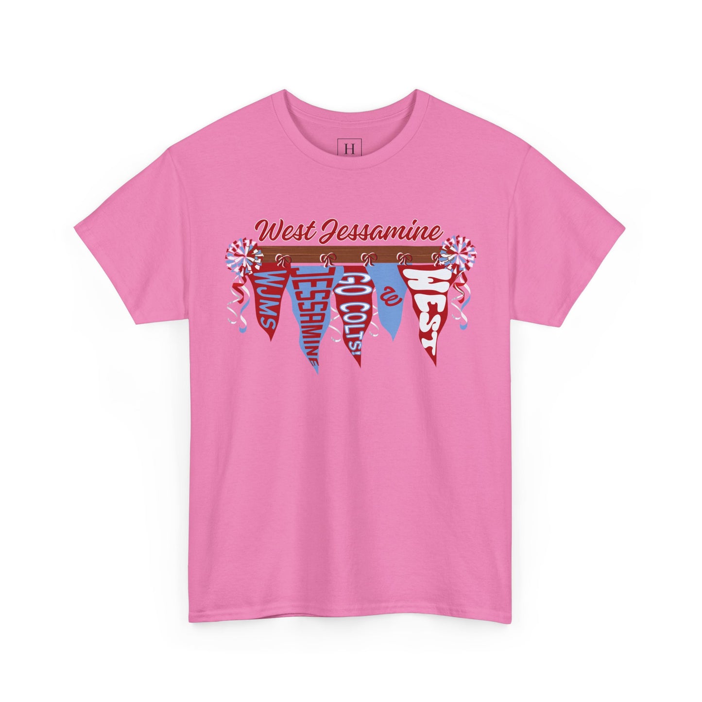 West Jessamine Pennant Flag Colts Cheer Pom - Unisex Shirt
