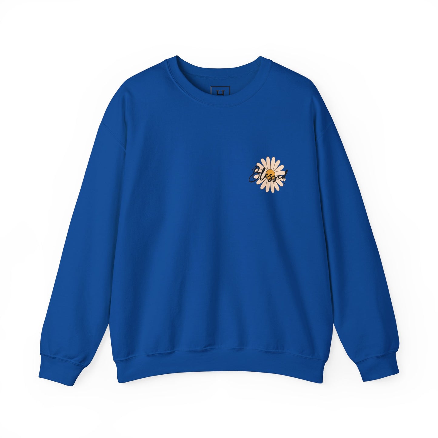 Blessed, Hand Picked By God Christian Sweater (front and back)