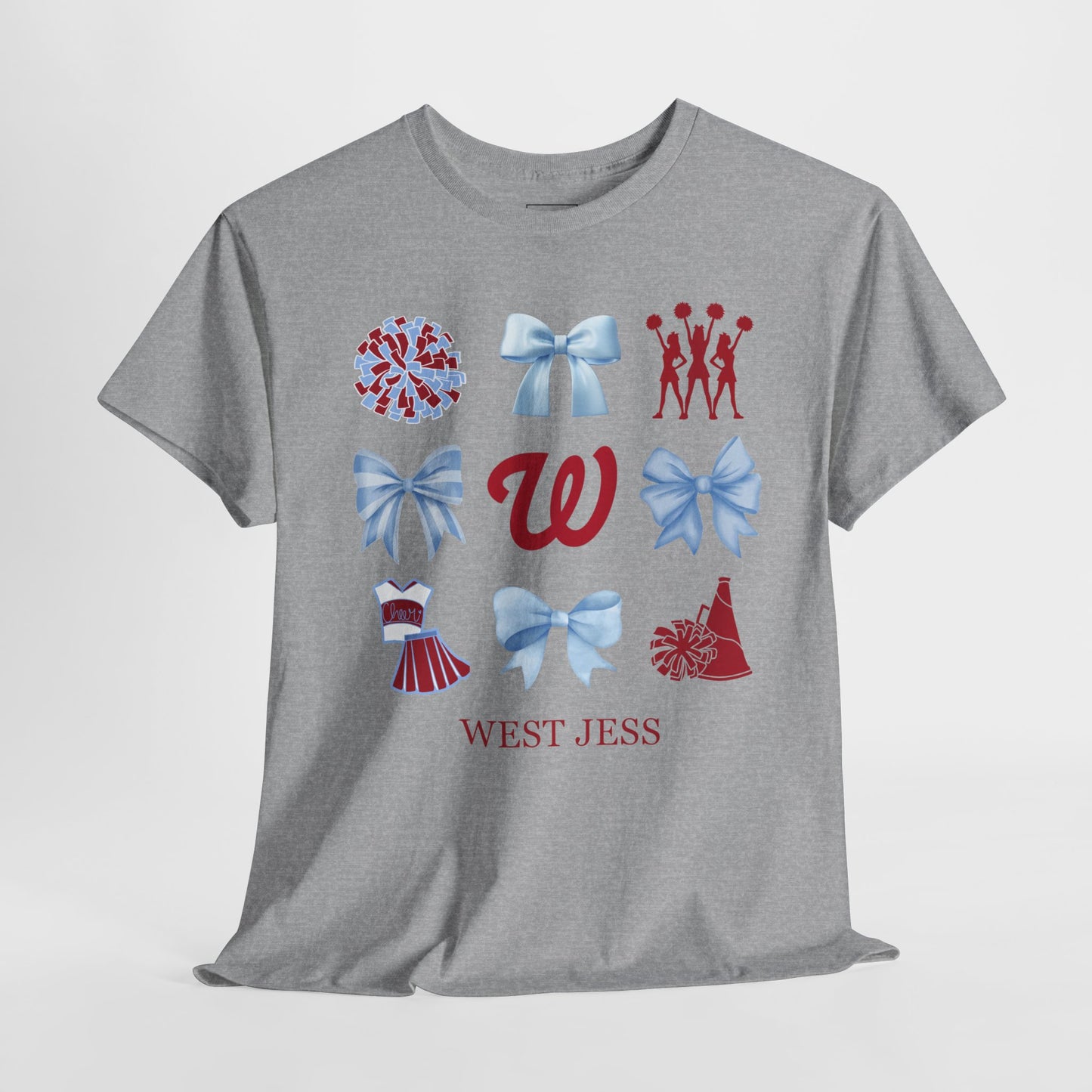 West Jessamine Colts Coquette Cheer Bows - Unisex Tee