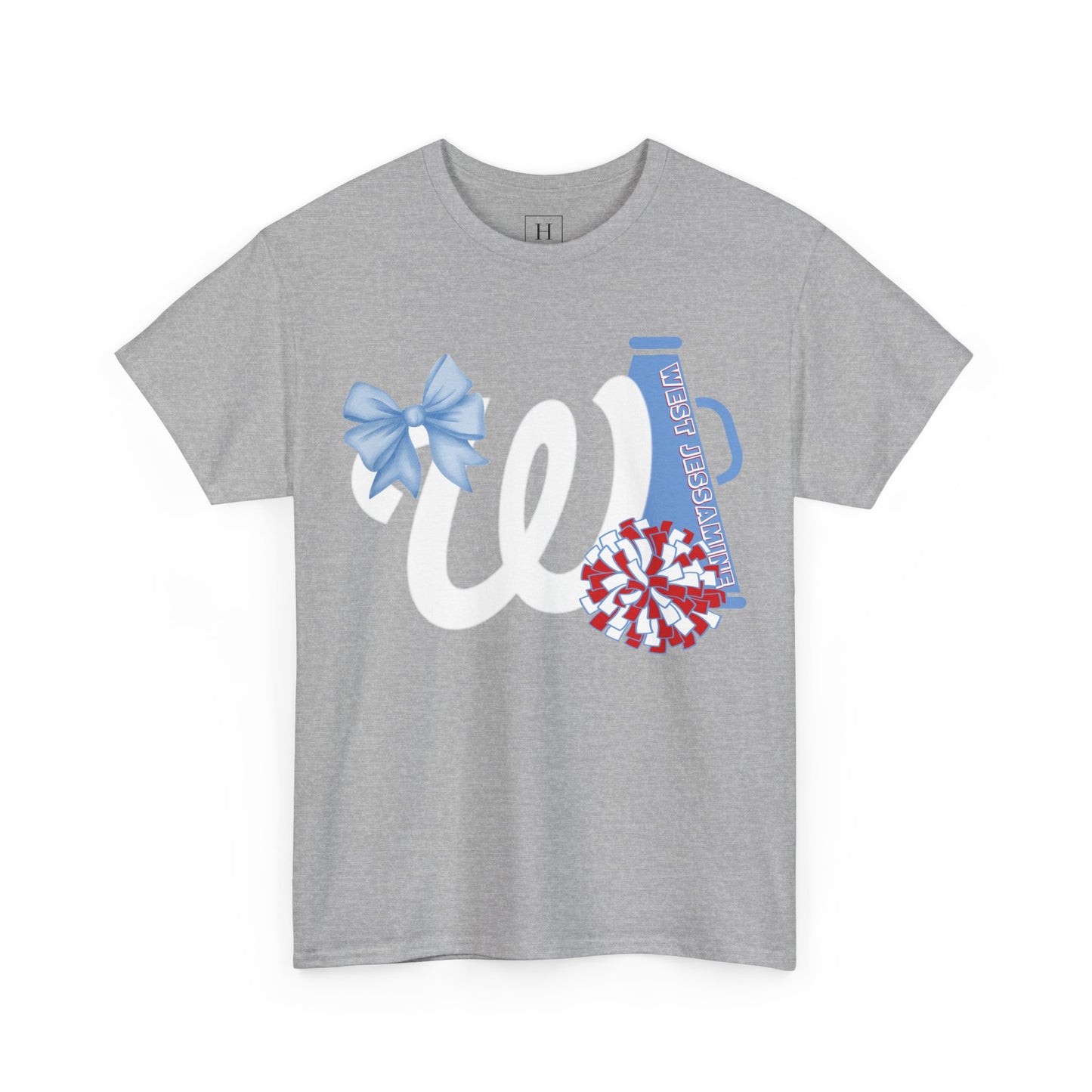 West Jessamine Cheer Bow & Poms - Unisex Shirt