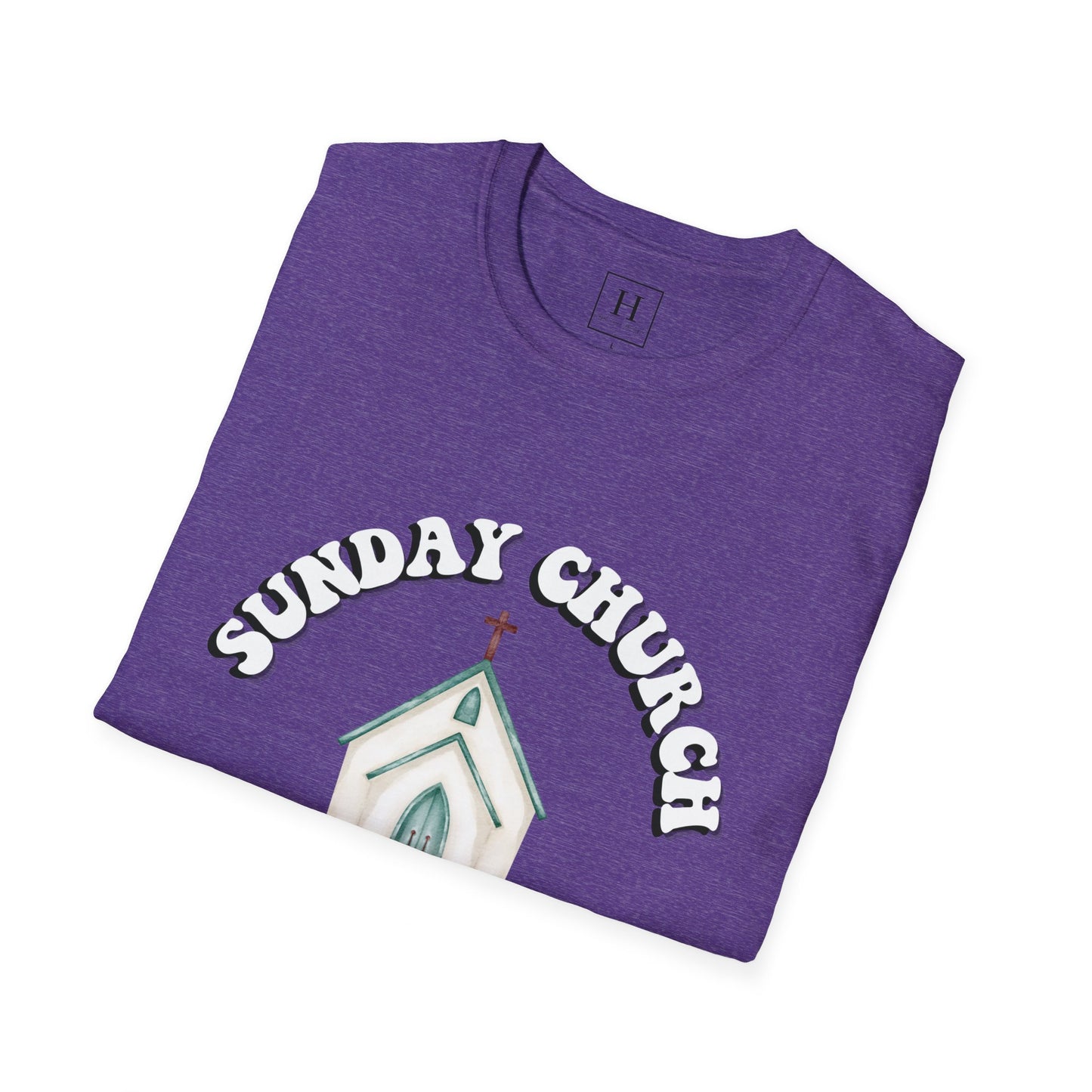 Sunday Church Club Christian T-shirt