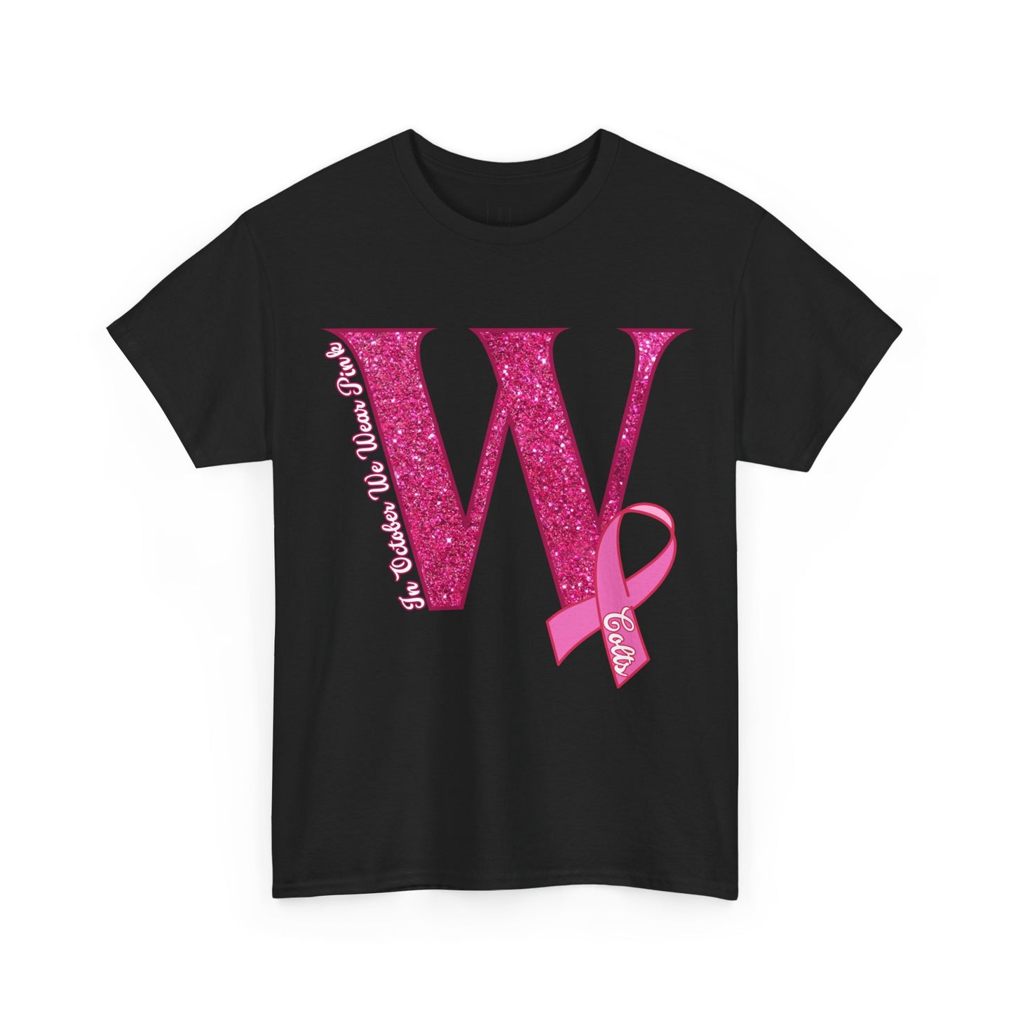 West Jessamine Colts; In October We Wear Pink; Breast Cancer Awareness Month - Unisex Tee