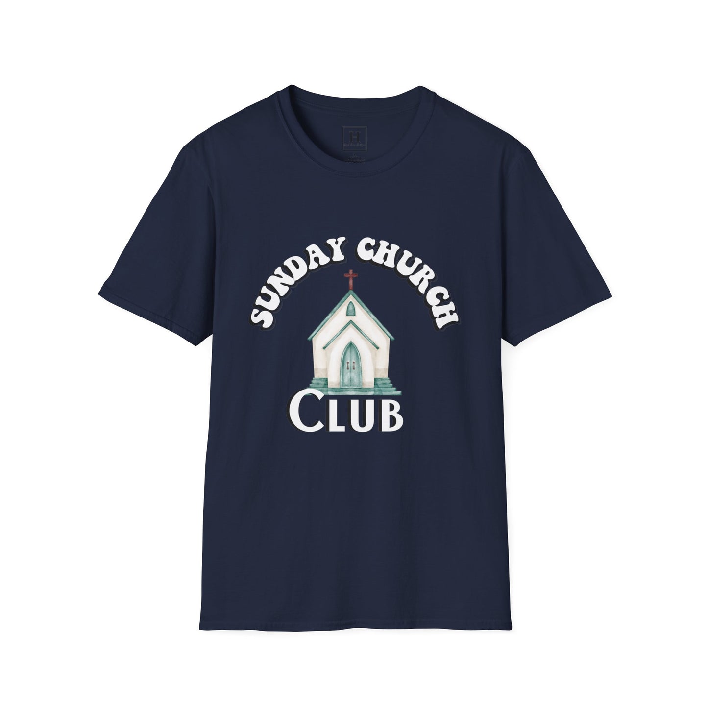 Sunday Church Club Christian T-shirt