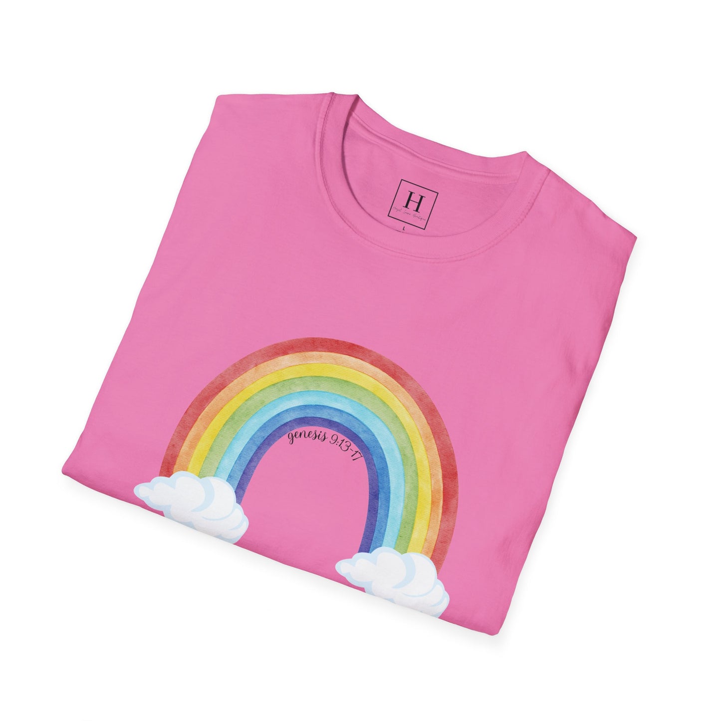 Rainbow God's Promise Genesis 13 Christian T-shirt