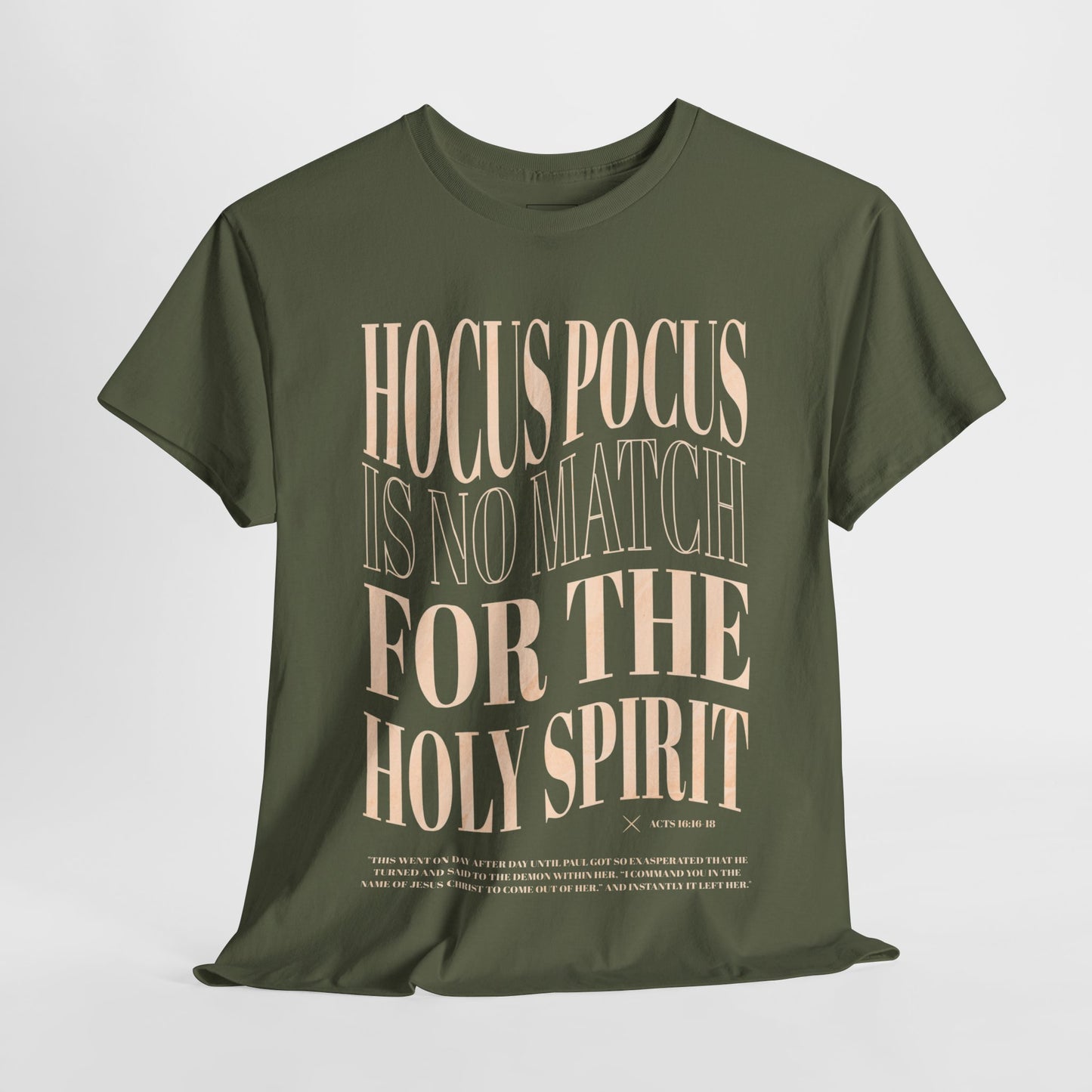 Hocus Pocus Is No Match For The Holy Spirit Tee