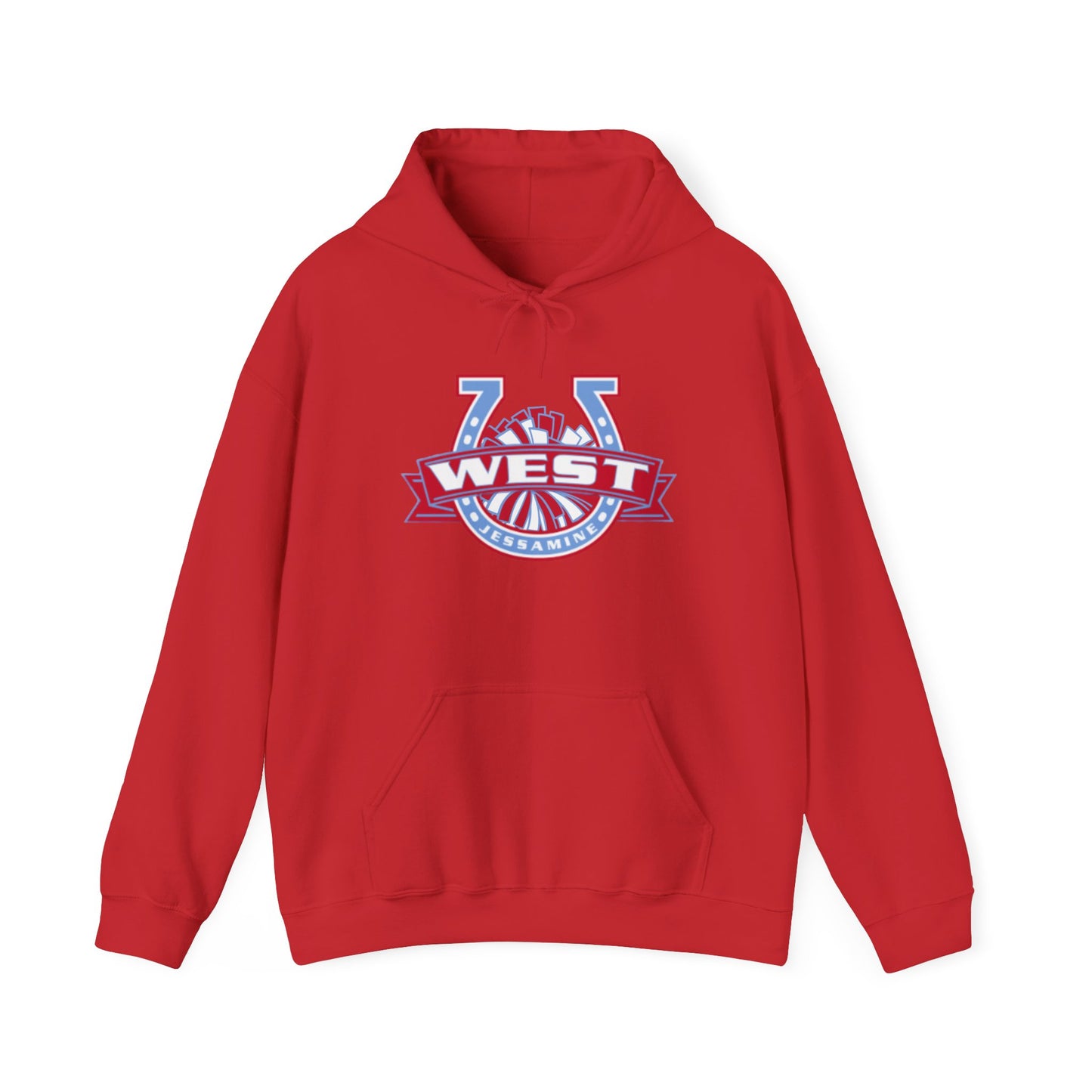 West Jessamine Horseshoe Logo w/ Pom - Cheerleading - Unisex Hoodie