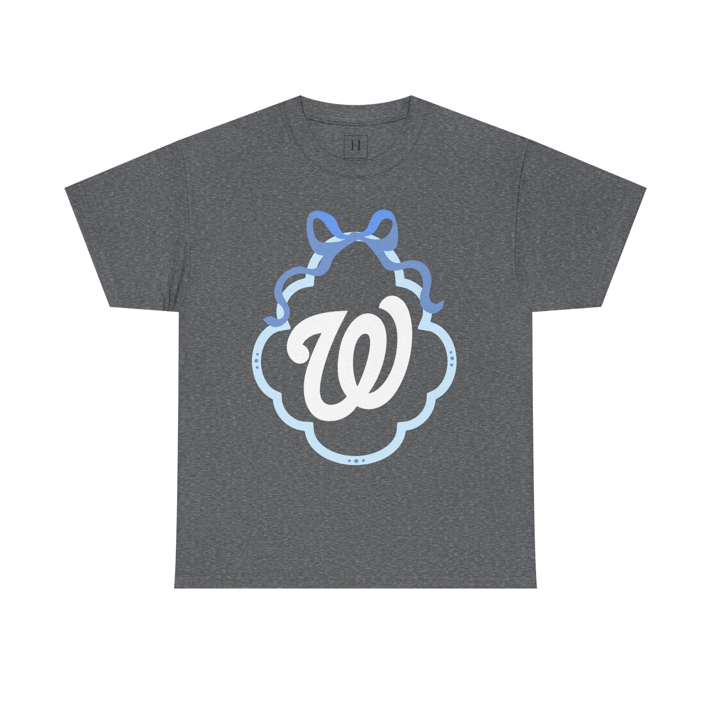 W COQUETTE BLUE BOW & BORDER
