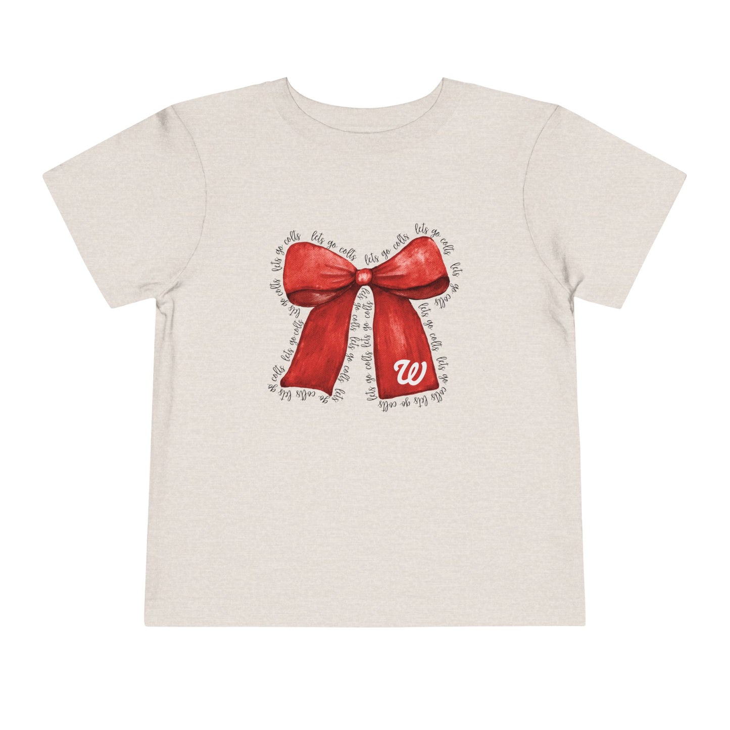 Toddler; West Jessamine Coquette Bow; Let's Go Colts - Unisex T-shirt