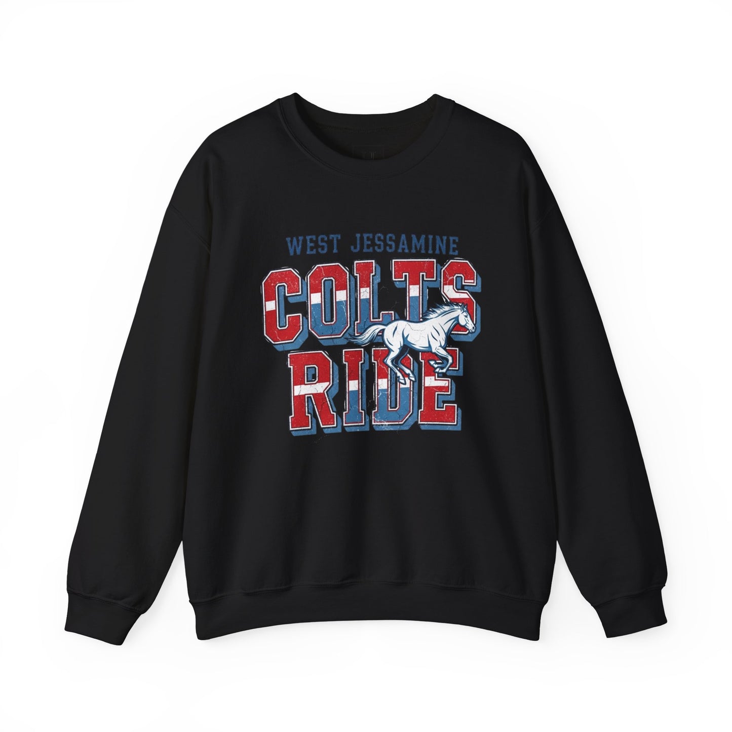 Crewneck Sweatshirt - West Jess RIDE COLTS Sweater