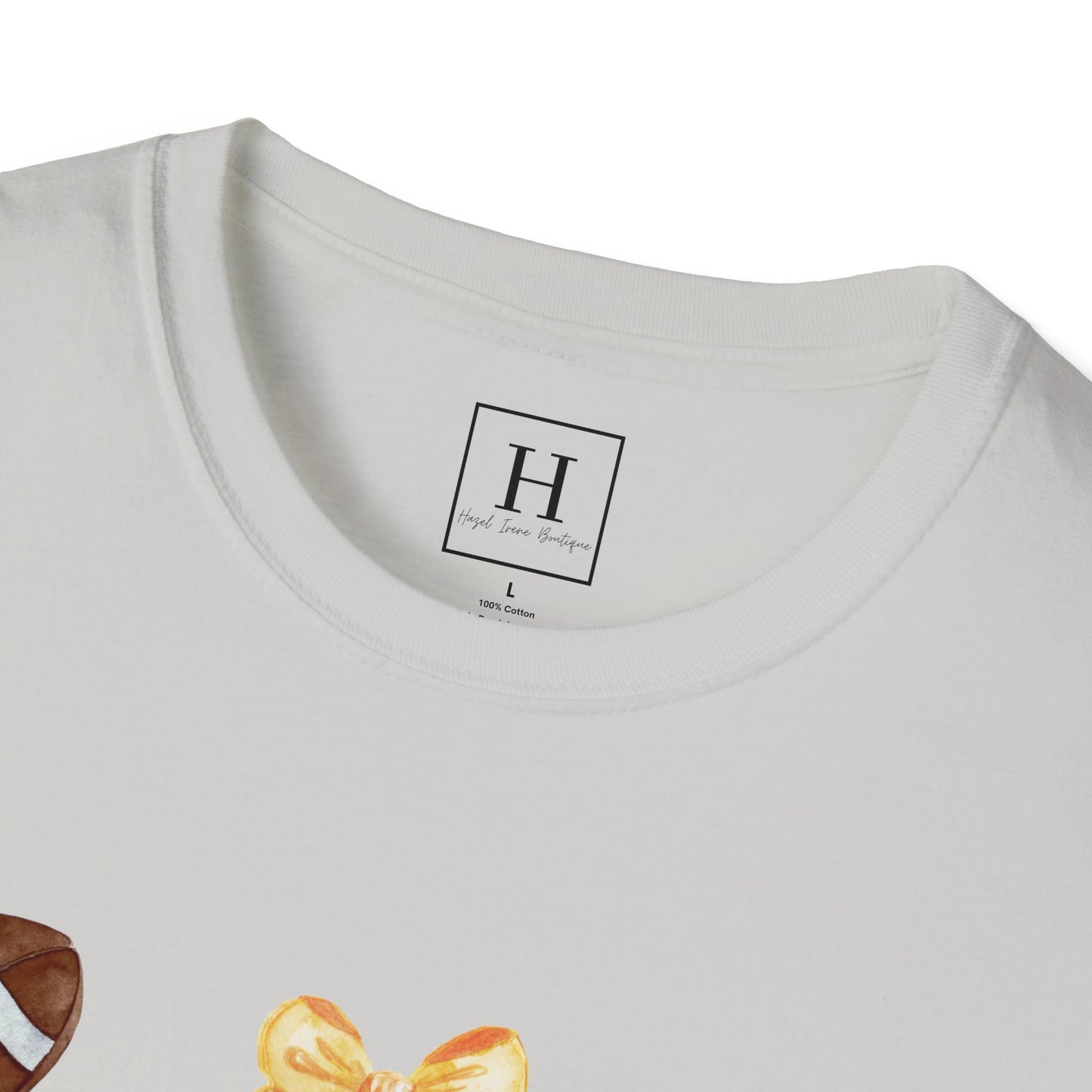 Bows & Football T-Shirt (Front Only)