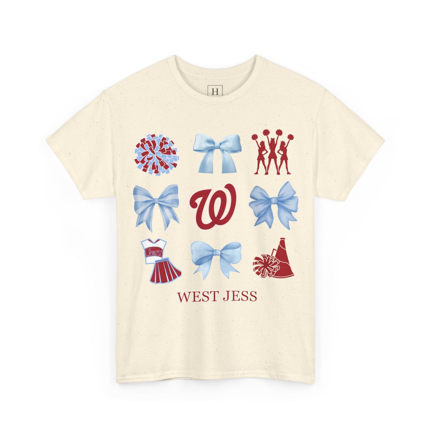 West Jessamine Cheer Coquette Bows Unisex Tee