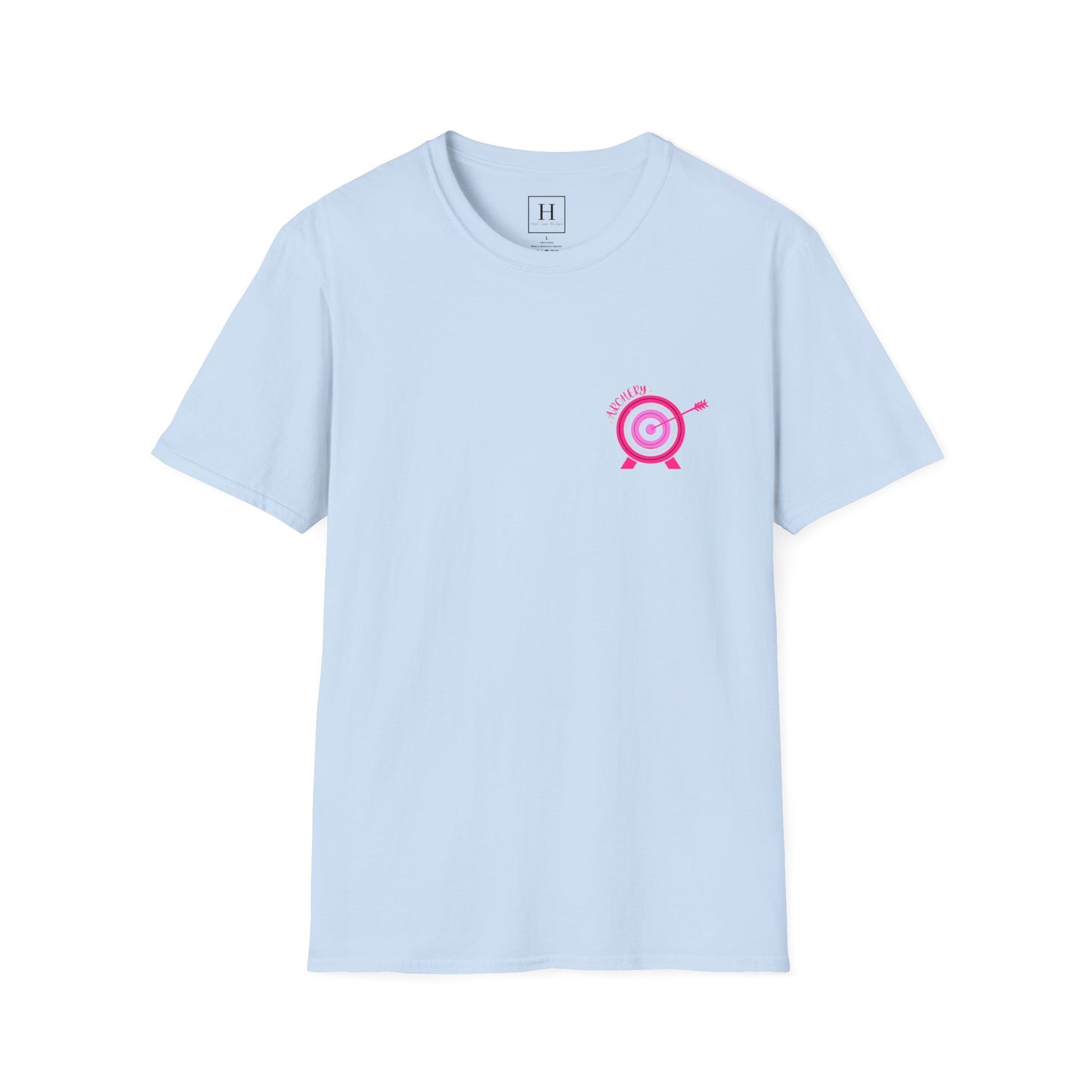 in my archery ERA pink tshirt