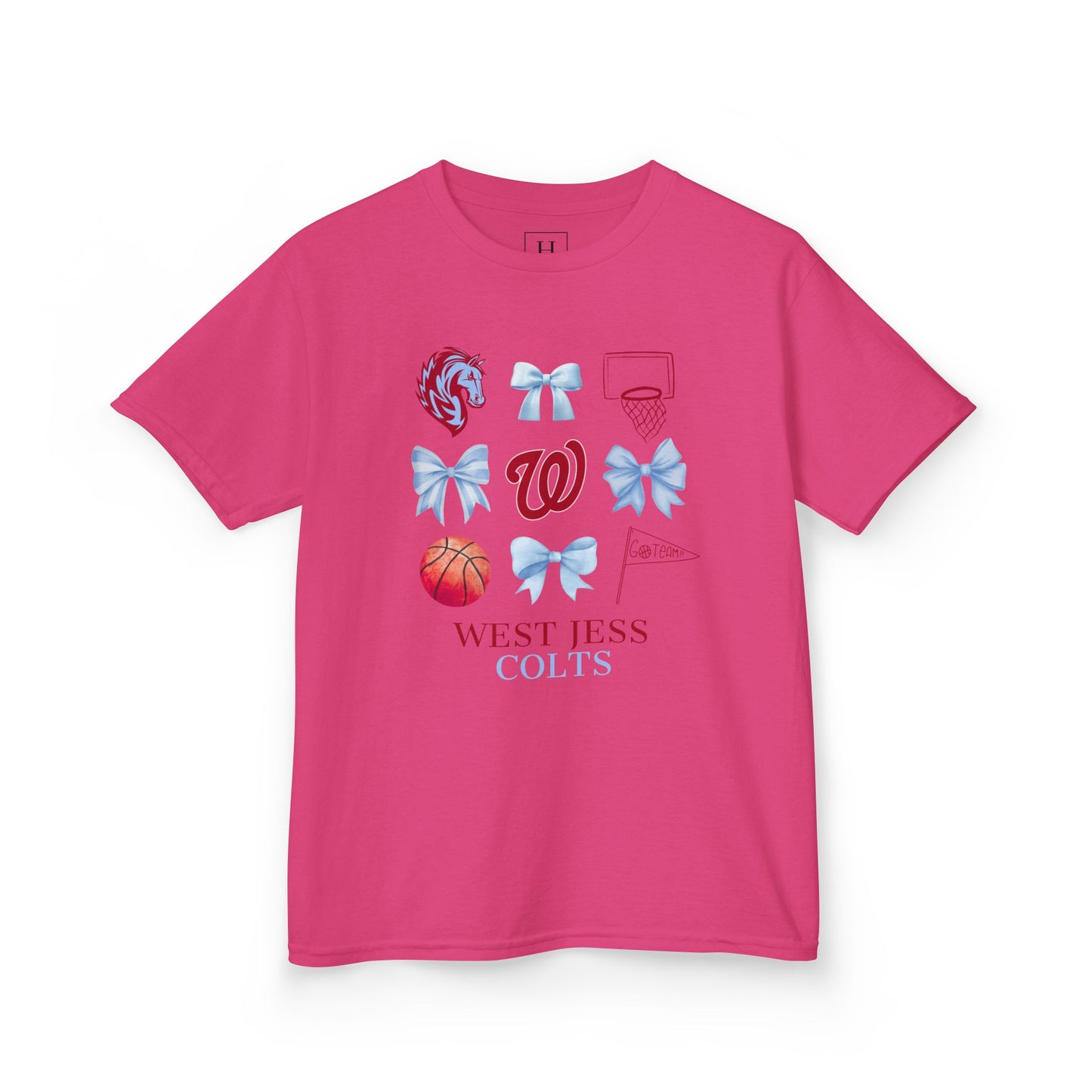 YOUTH --- West Jessamine Basketball Coquette Unisex Tee