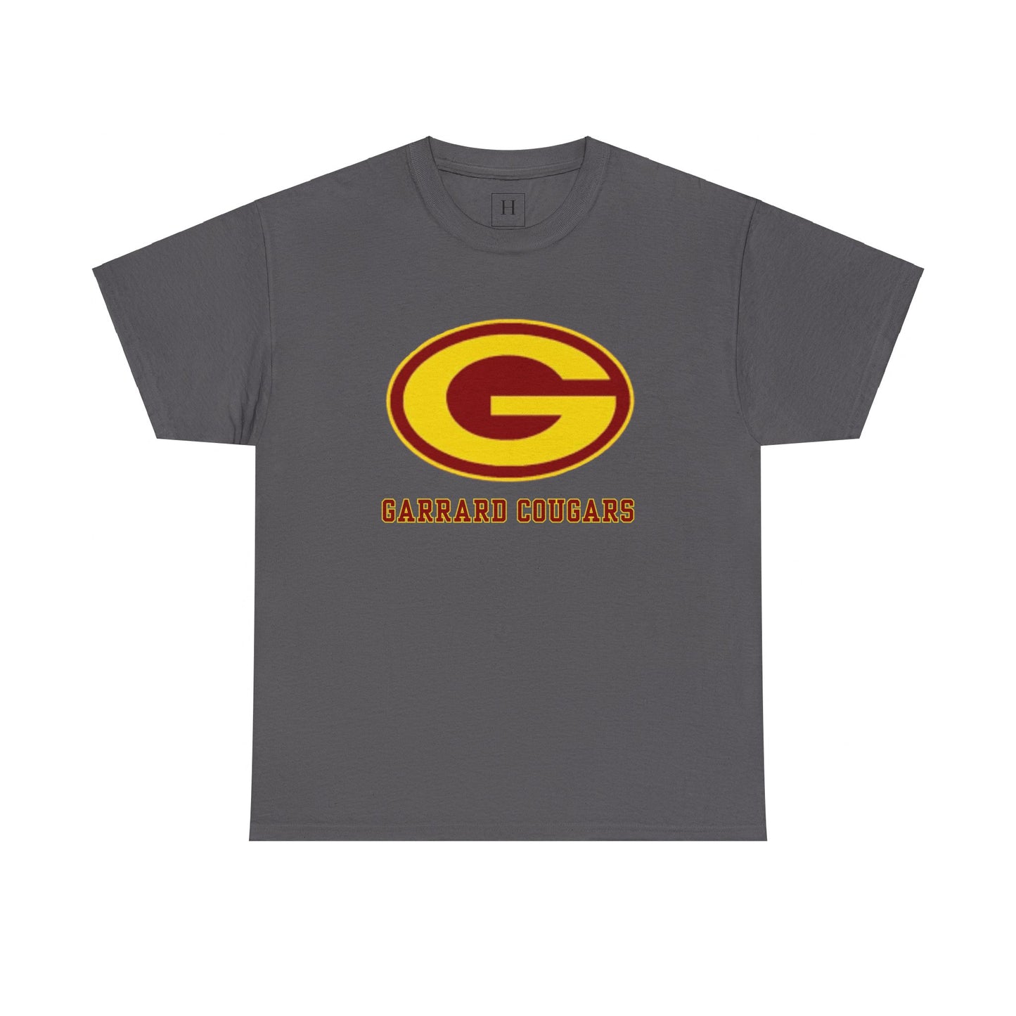 Gold (G) Garrard Middle Cougars T-Shirt (Front Only)