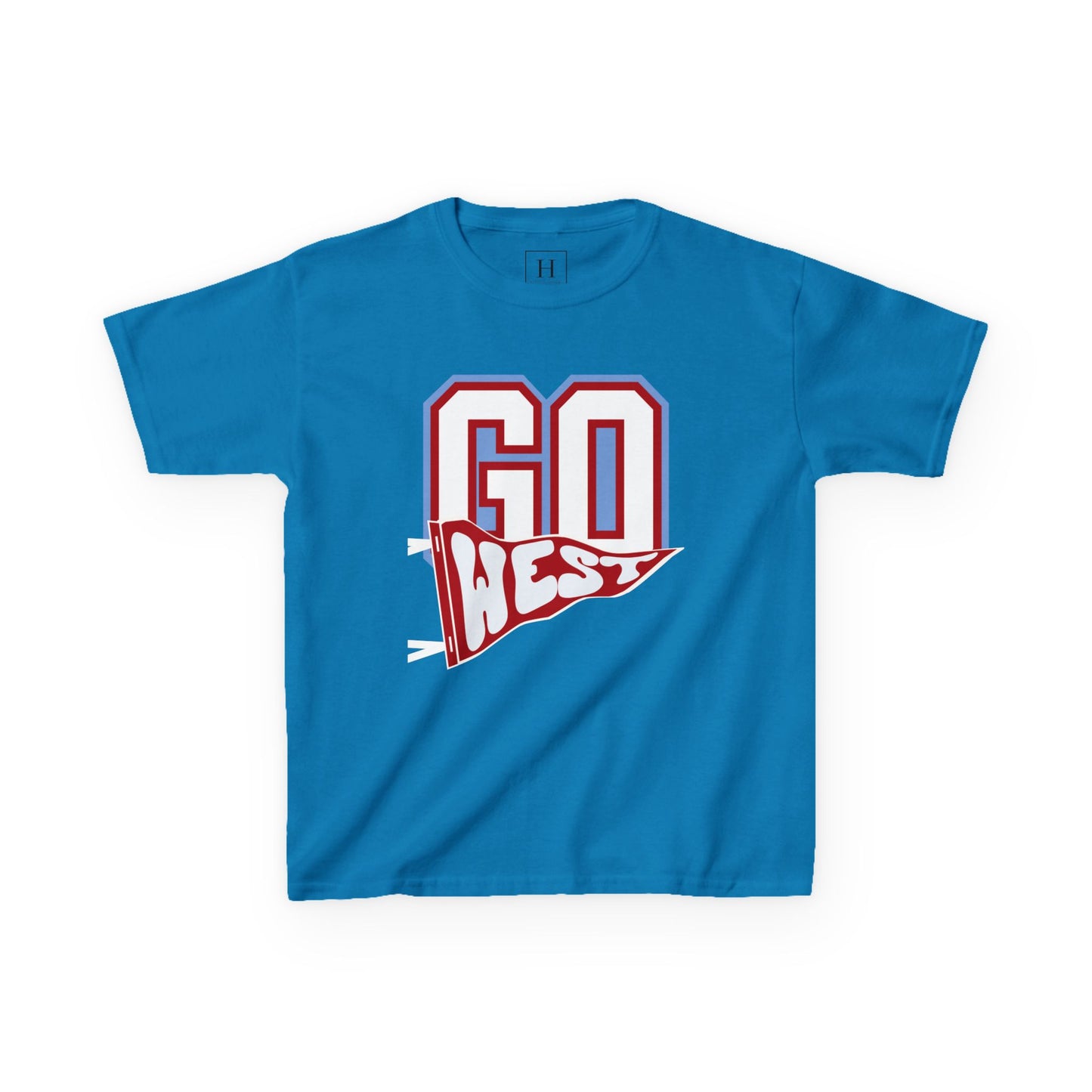 YOUTH -- GO WEST Pennant Flag - Unisex