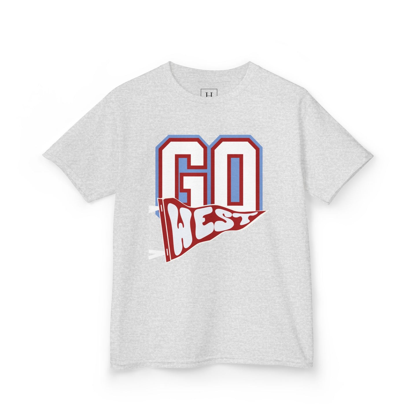 YOUTH -- GO WEST Pennant Flag - Unisex