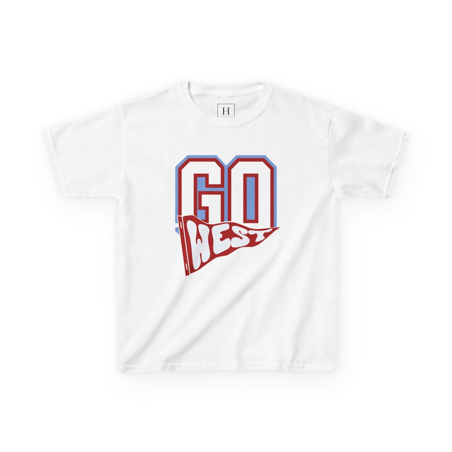 YOUTH -- GO WEST Pennant Flag - Unisex