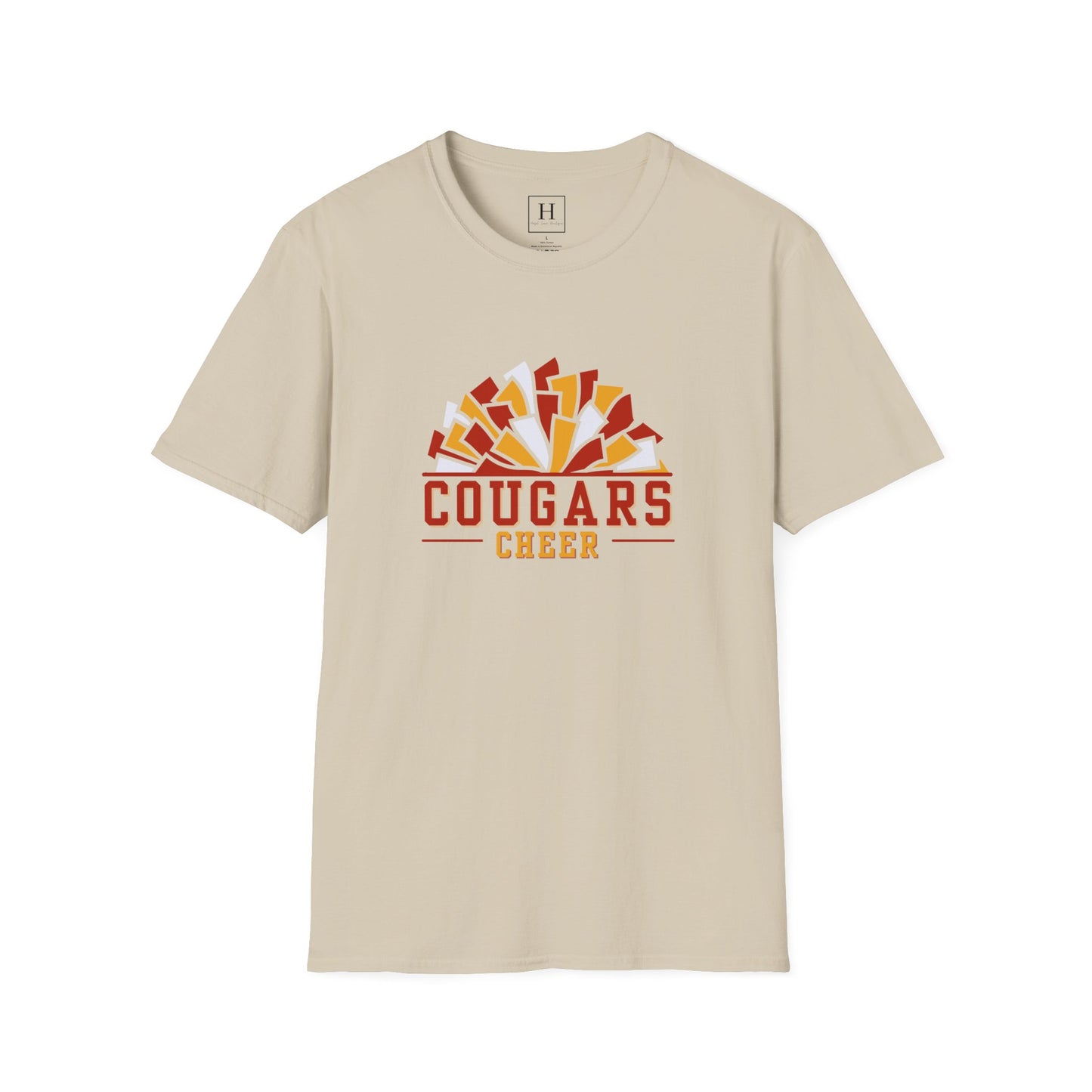 Cougars Cheer Pom Pom Shirt