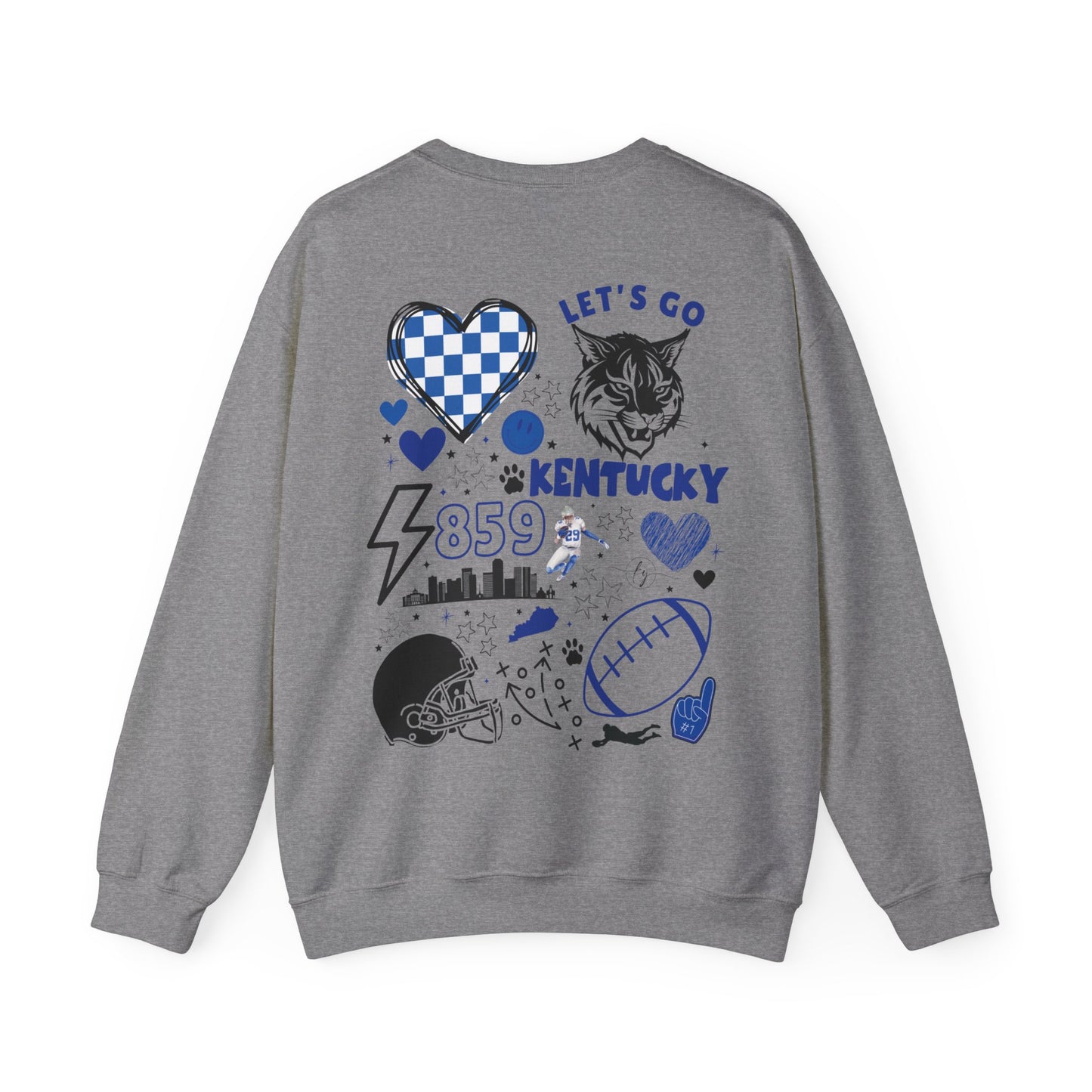 Kentucky Wildcats Football Sweater (Front & Back)