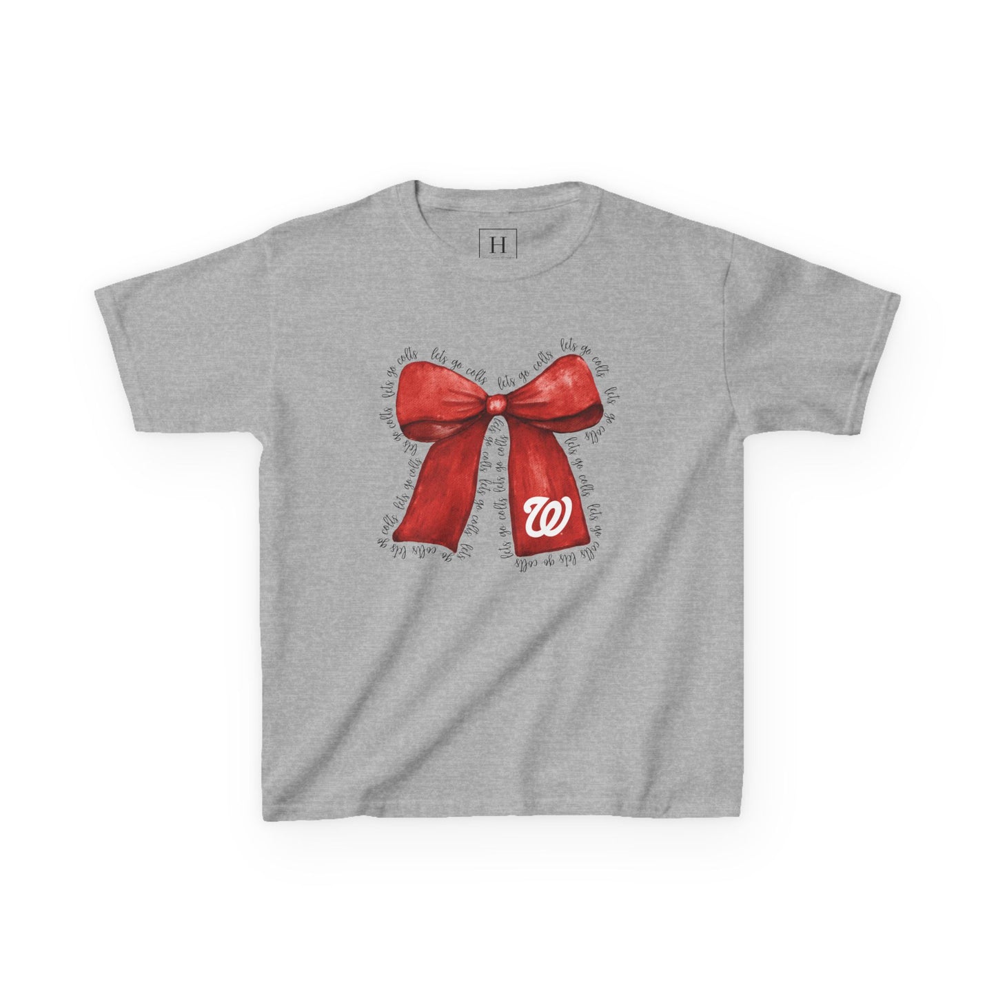 YOUTH - Let's Go Colts Bow - W Logo Unisex T-Shirt