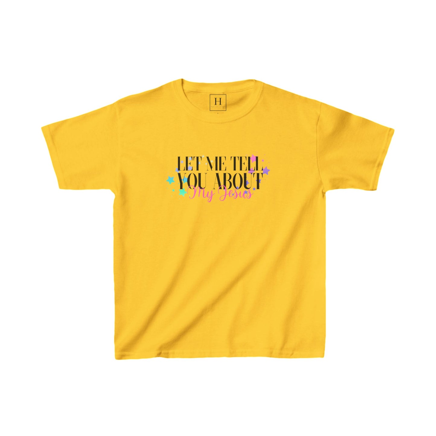 Youth - Let Me Tell You About My Jesus Christian Heavy Cotton Tee