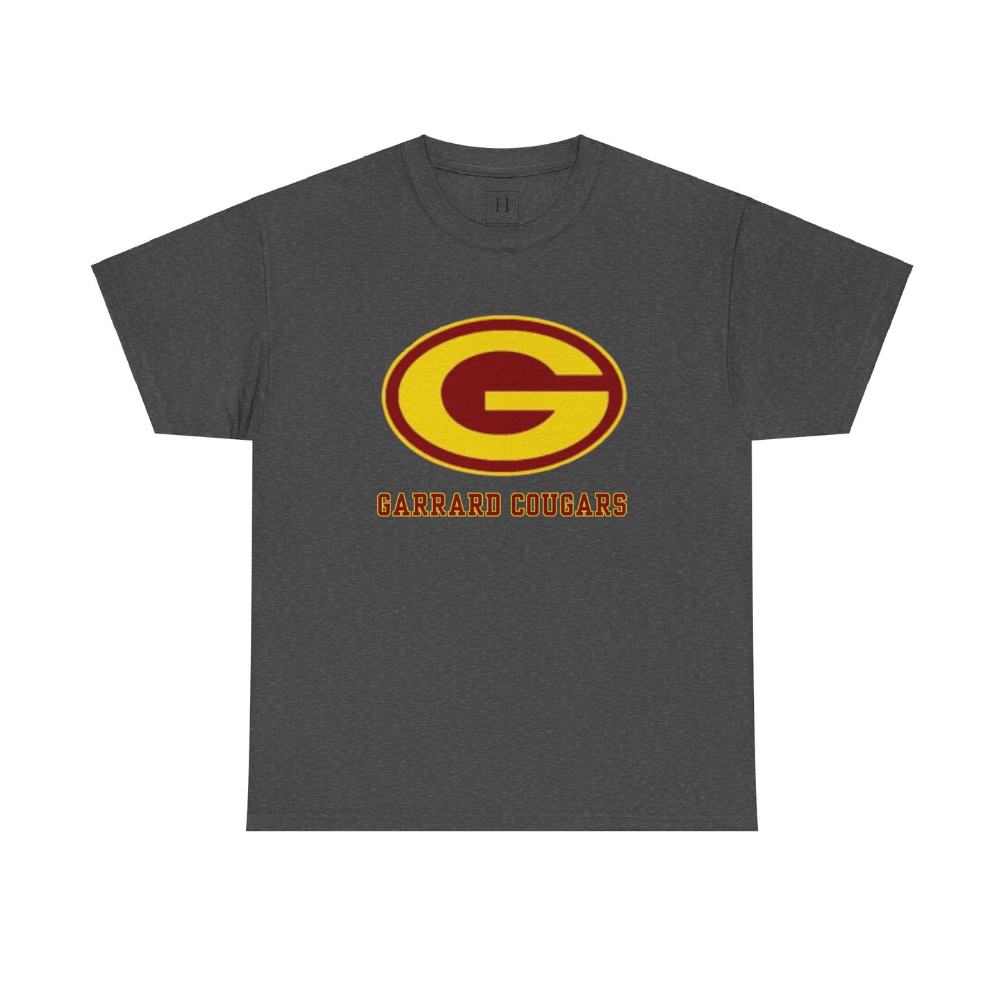 Gold (G) Garrard Middle Cougars T-Shirt (Front Only)