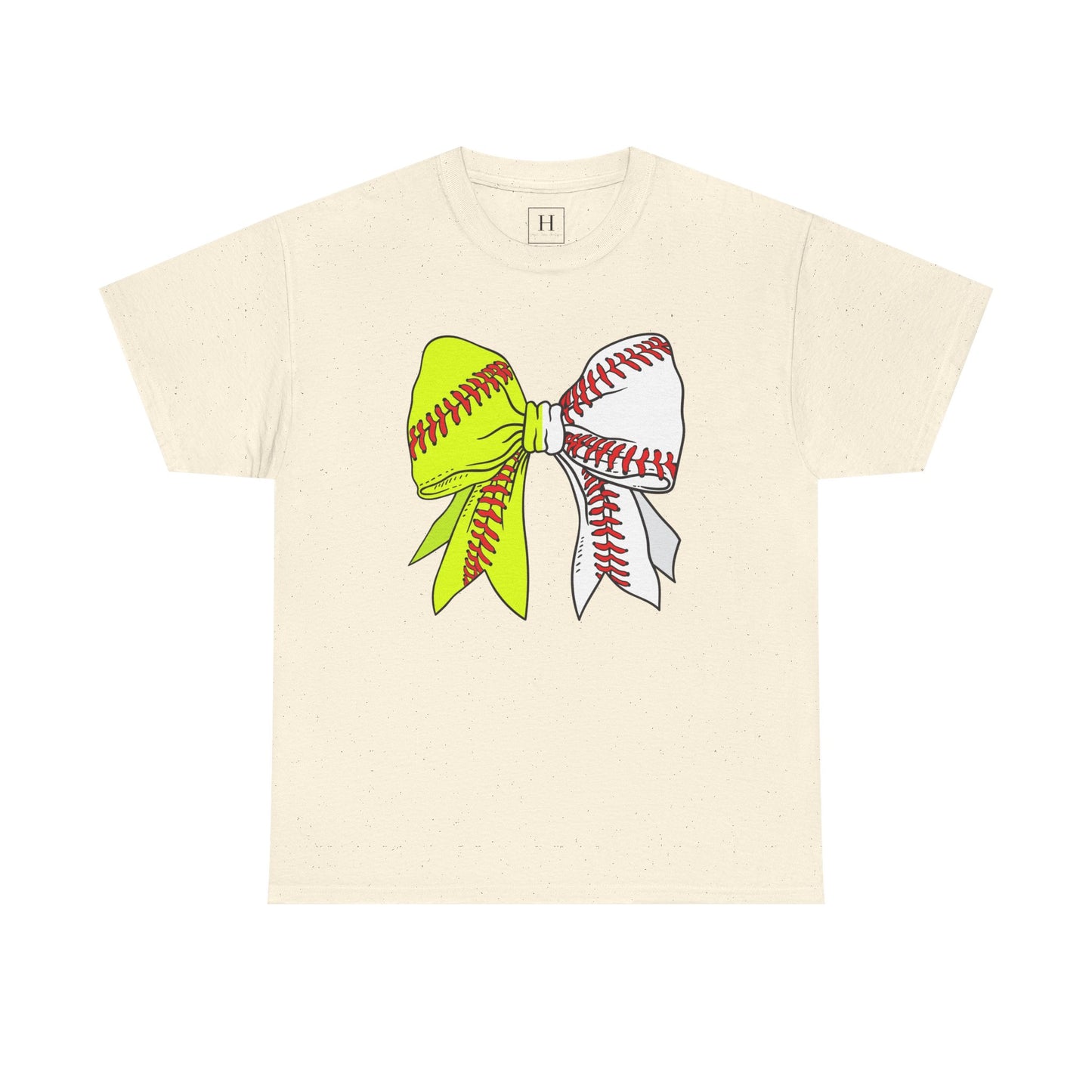 Softball Baseball Bow Unisex Tee - Sports Mama