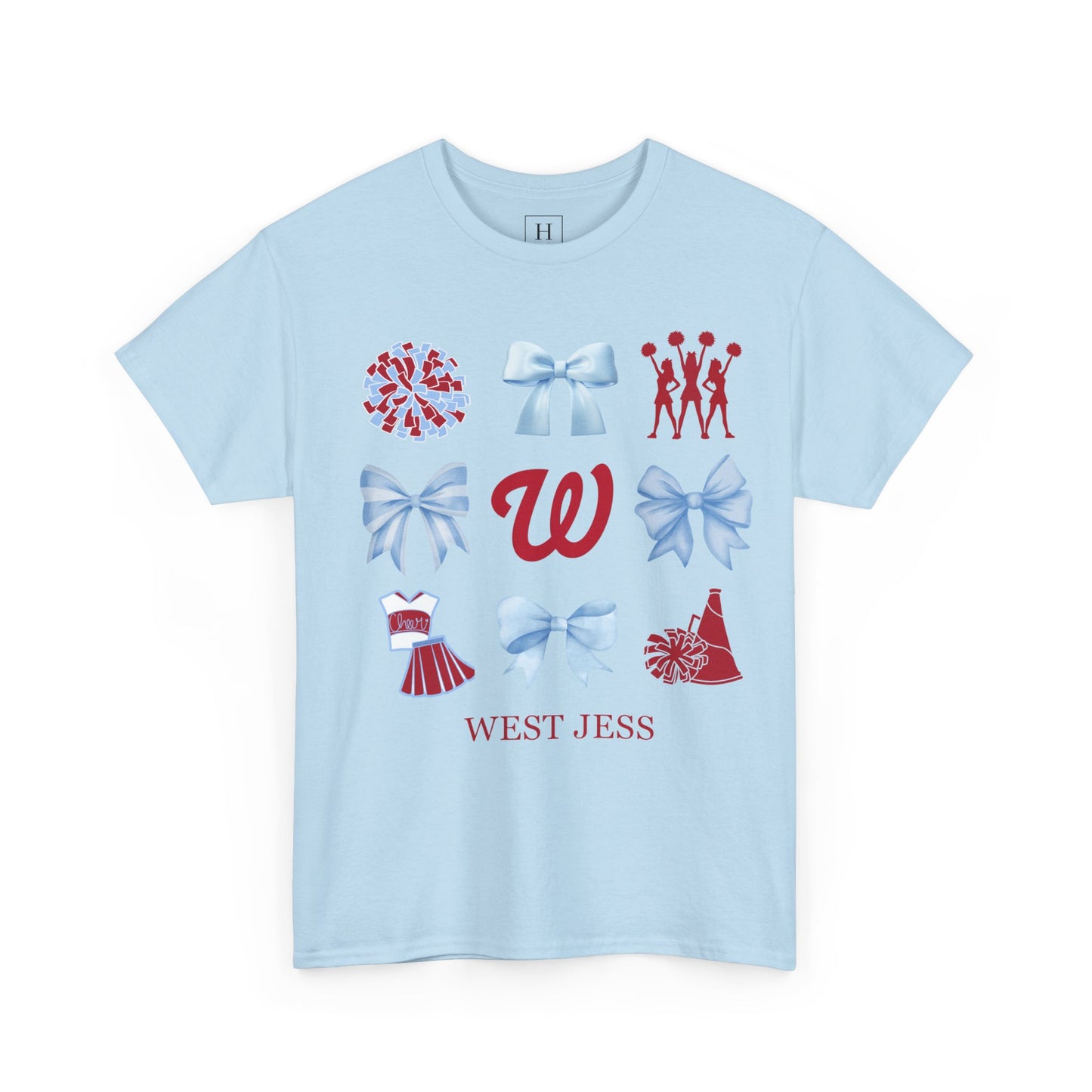 West Jessamine Colts Coquette Cheer Bows - Unisex Tee