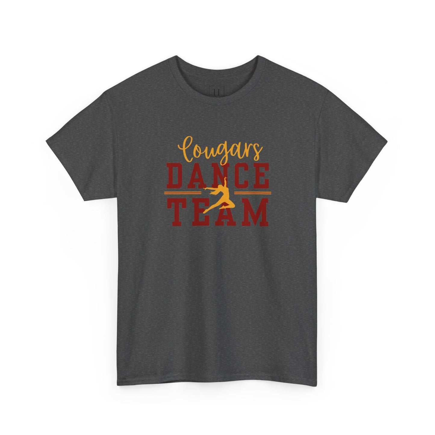 GMS Garrard Middle School Cougars Dance Team T-Shirt (Front Only)