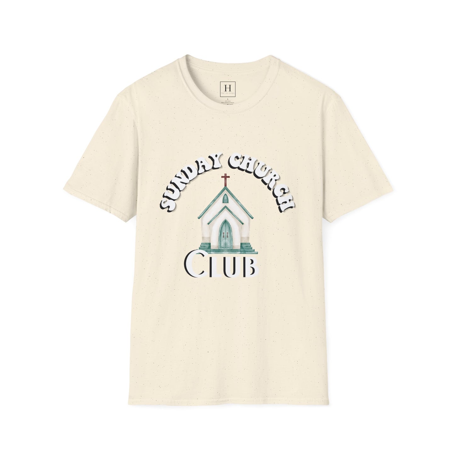 Sunday Church Club Christian T-shirt