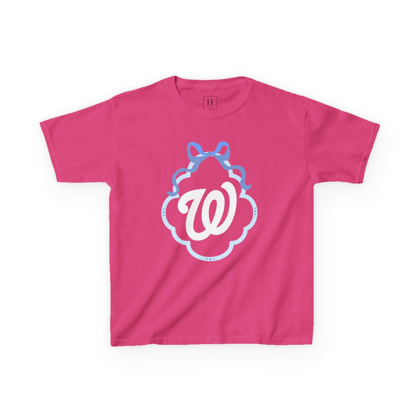 YOUTH - W COQUETTE BLUE BOW & BORDER