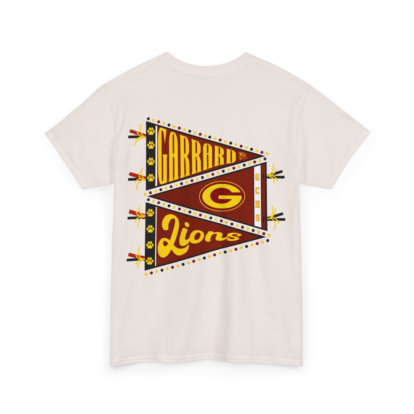 Garrard County High School Golden Lions Pride T-Shirt (Front & Back)