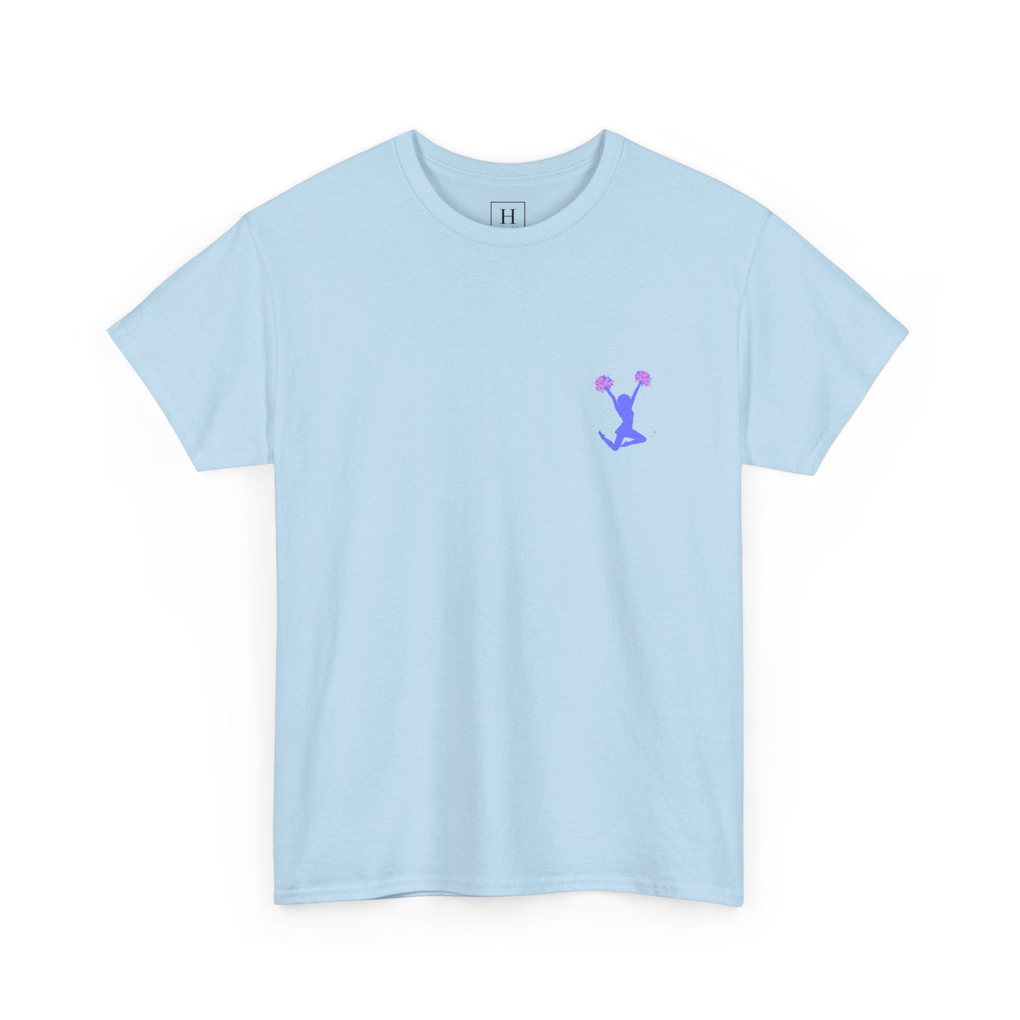 in my cheerleading era front and back cheer adult t-shirt