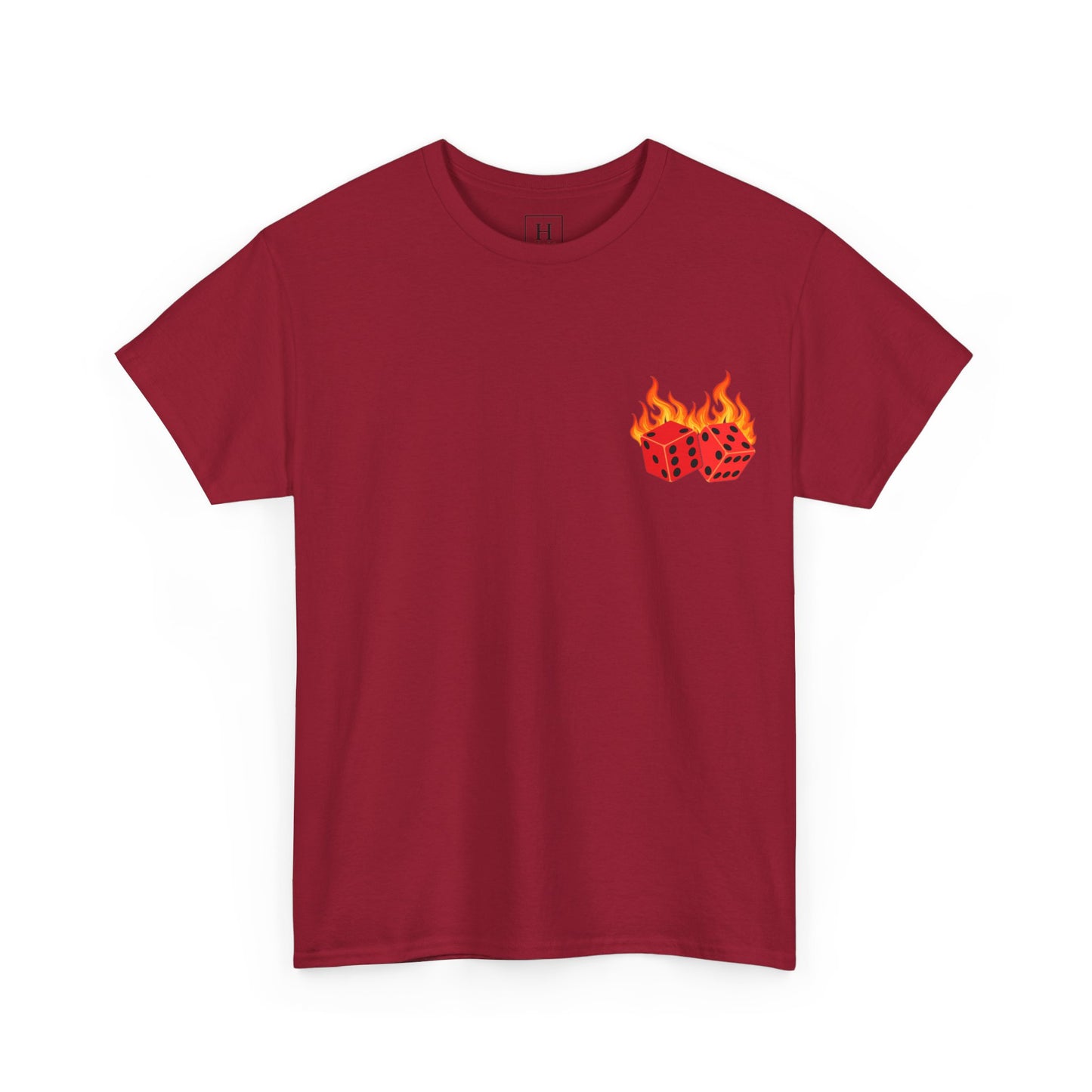 NO LUCK JUST JESUS DICE CHRISTIAN SHIRT (Front and Back)