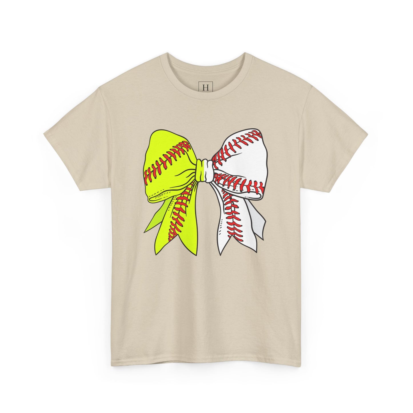 Softball Baseball Bow Unisex Tee - Sports Mama