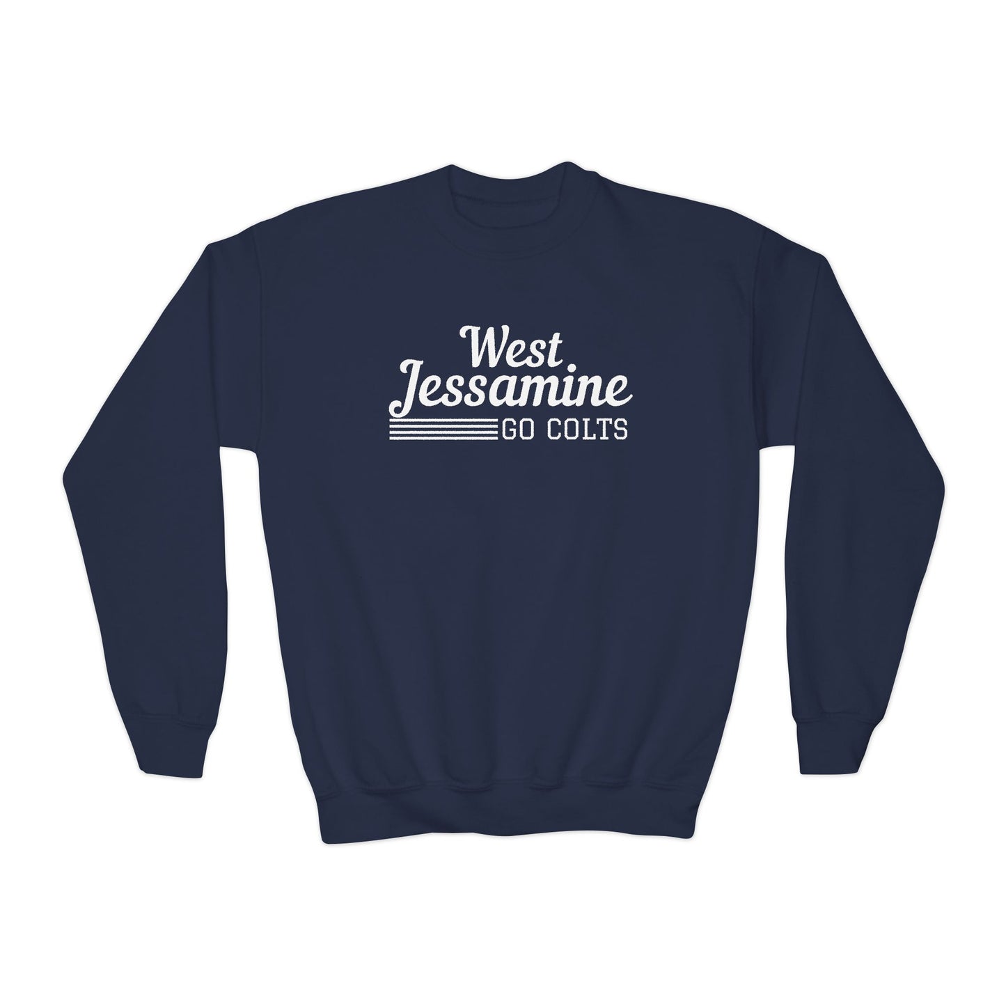 Youth Crewneck Sweatshirt - West Jessamine Colts - Unisex