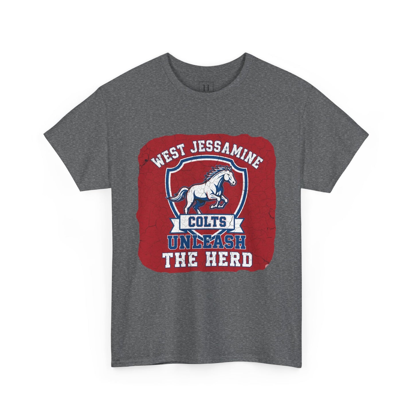West Jessamine Colts - Unleash The Herd - Red BG Unisex Shirt