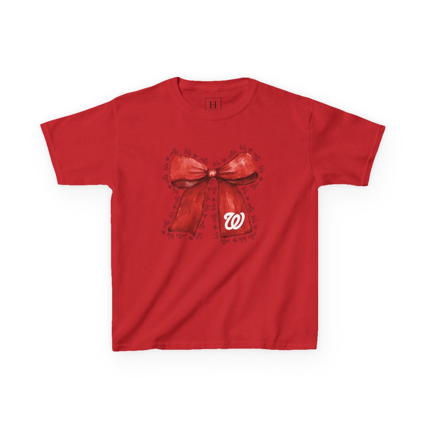 YOUTH - Let's Go Colts Bow - W Logo Unisex T-Shirt