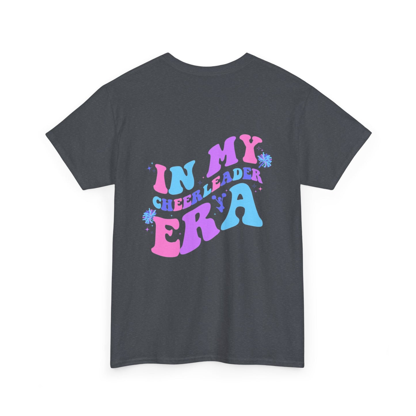 in my cheerleading era front and back cheer adult t-shirt