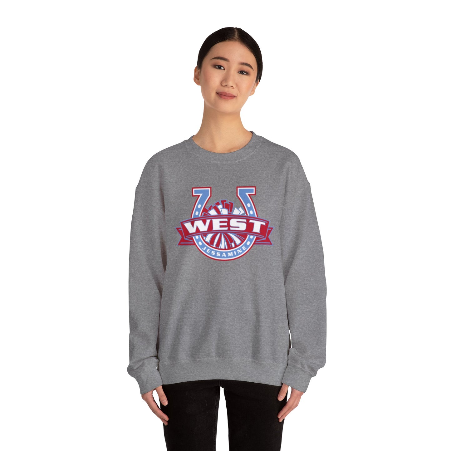 West Jessamine Horseshoe Logo w/ Pom Sweatshirt