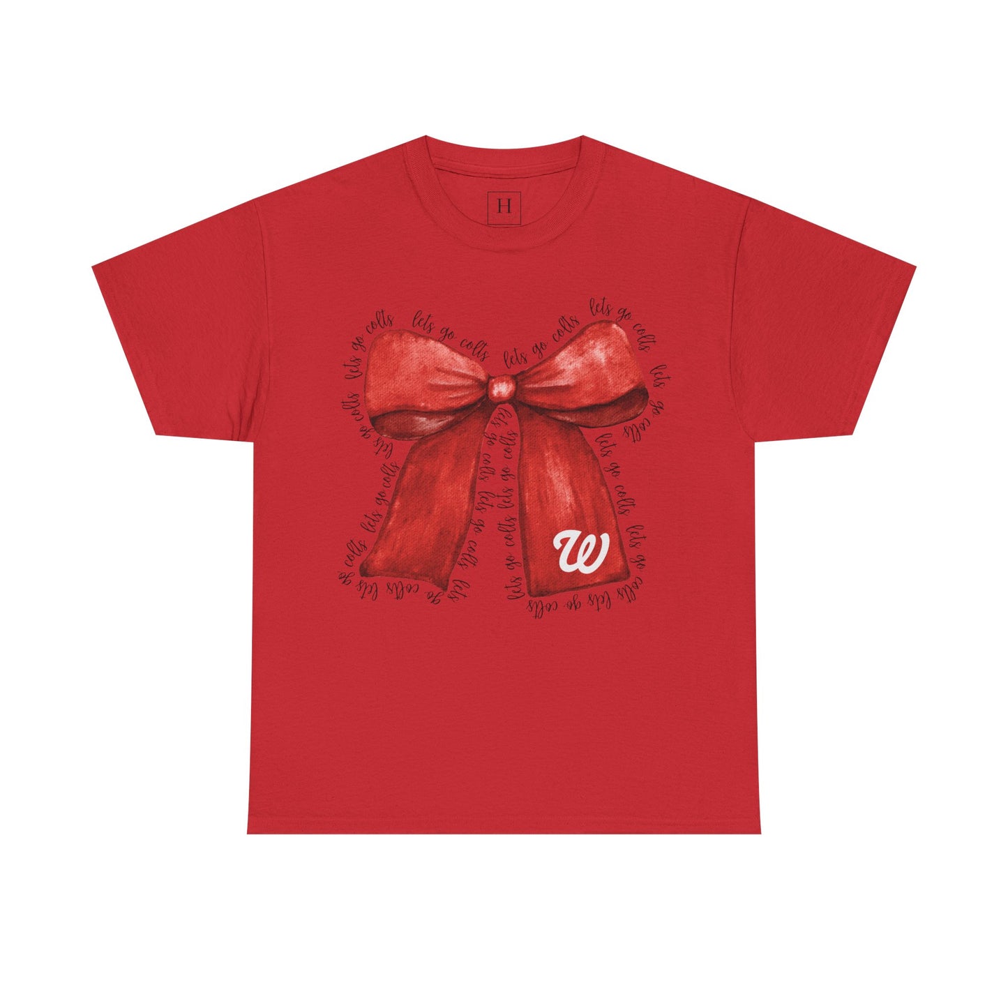 WJ Let's Go Colts Cheer Bow w/ WJ logo - Unisex Shirt