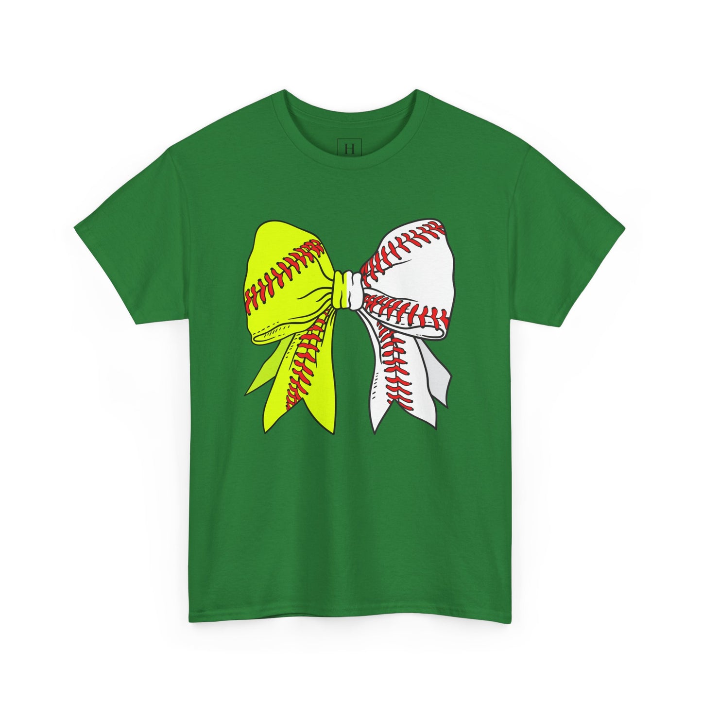 Softball Baseball Bow Unisex Tee - Sports Mama