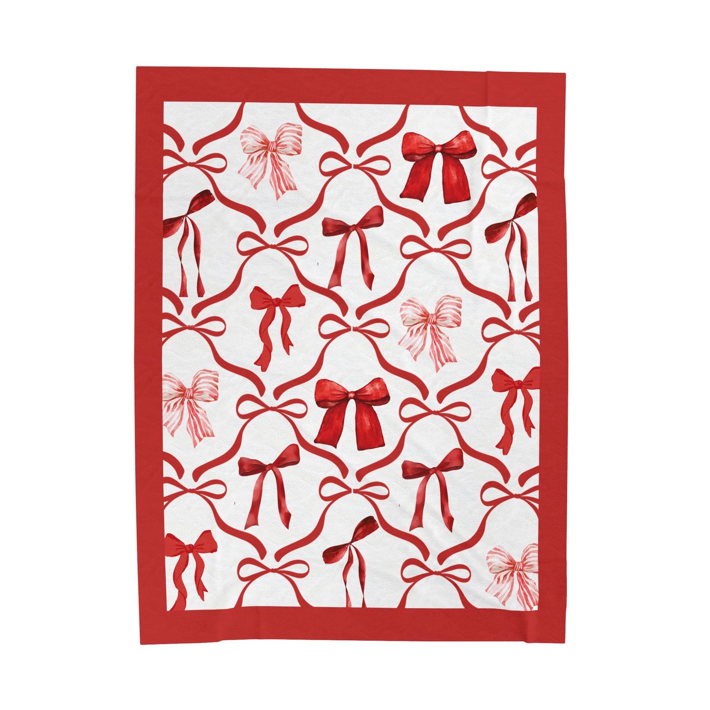 Red Bow Coquette Blanket
